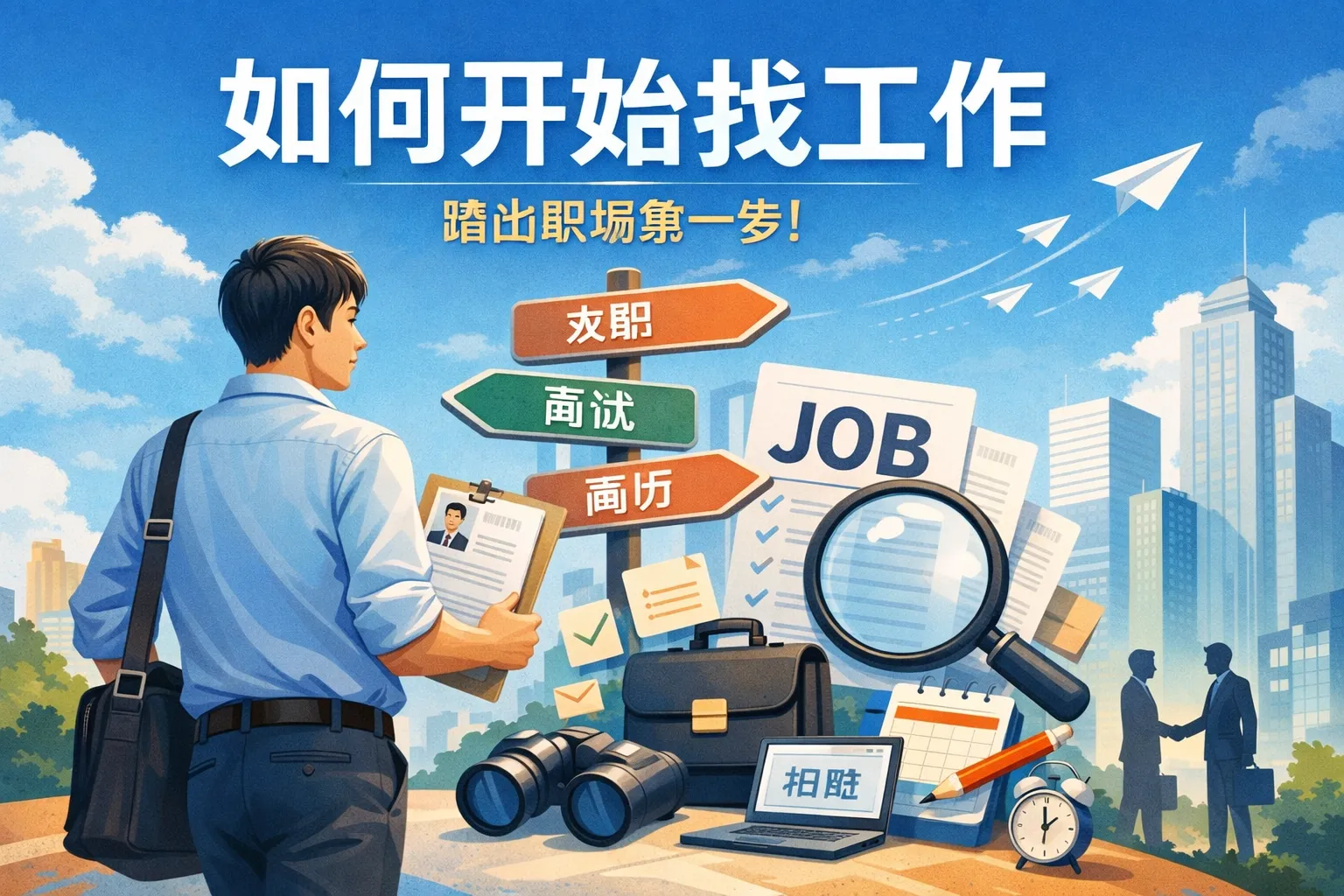 如何开始找工作