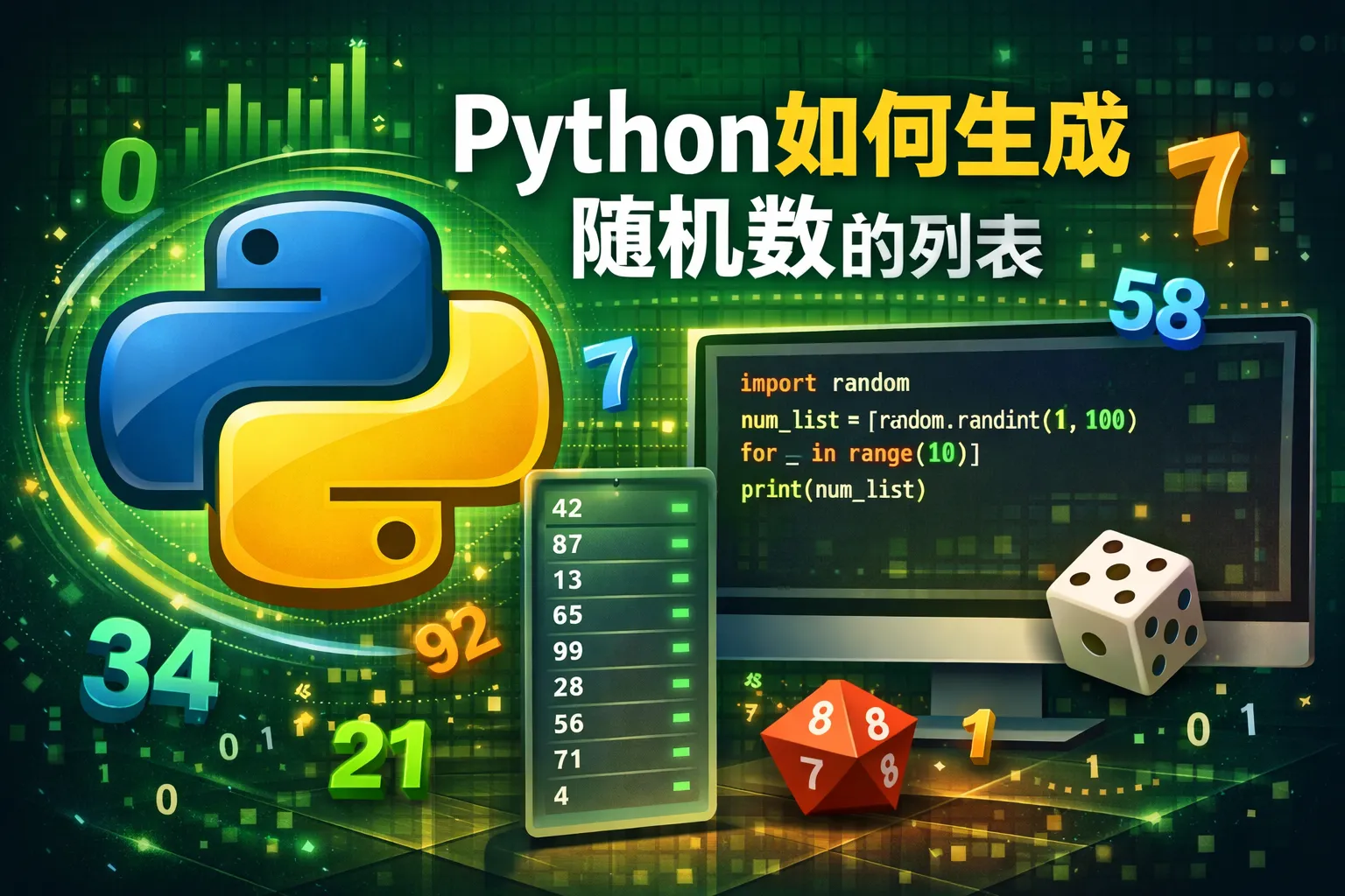 python如何生成随机数的列表