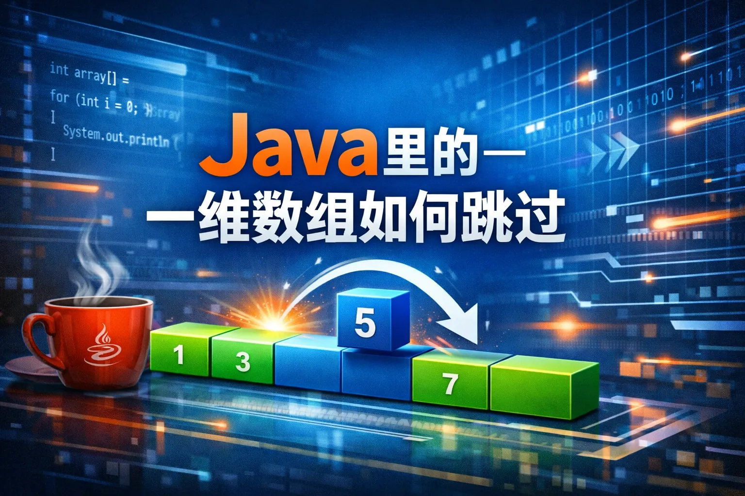 java里的一维数组如何跳过