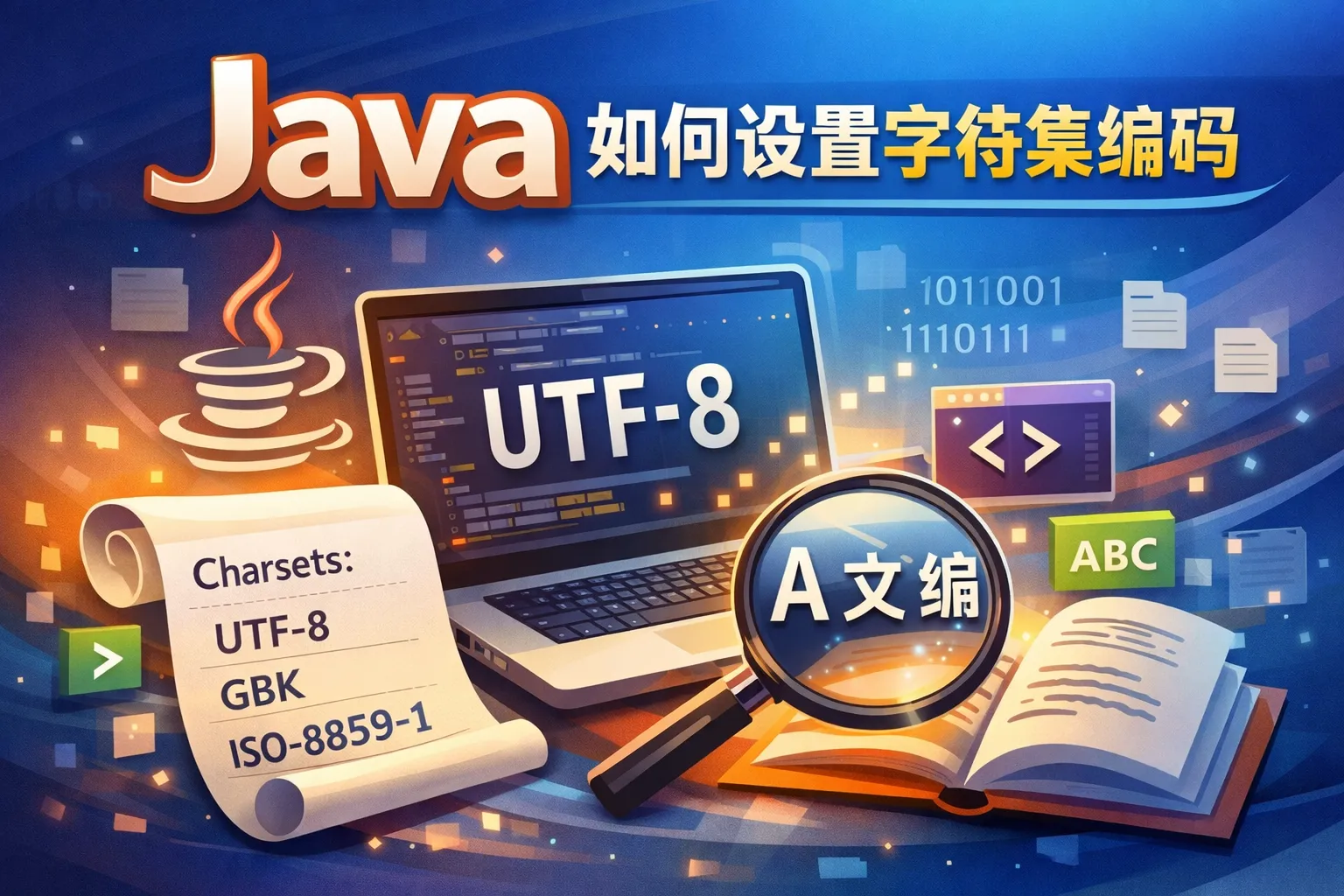 java如何设置字符集编码