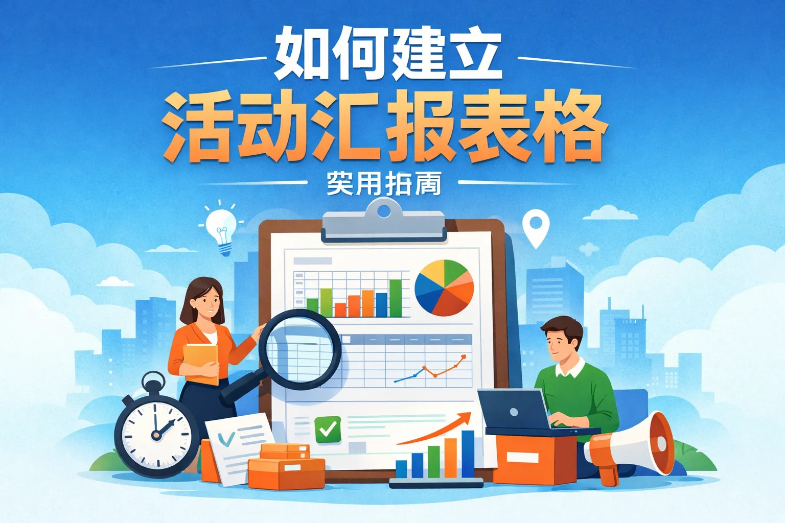 如何建立活动汇报表格