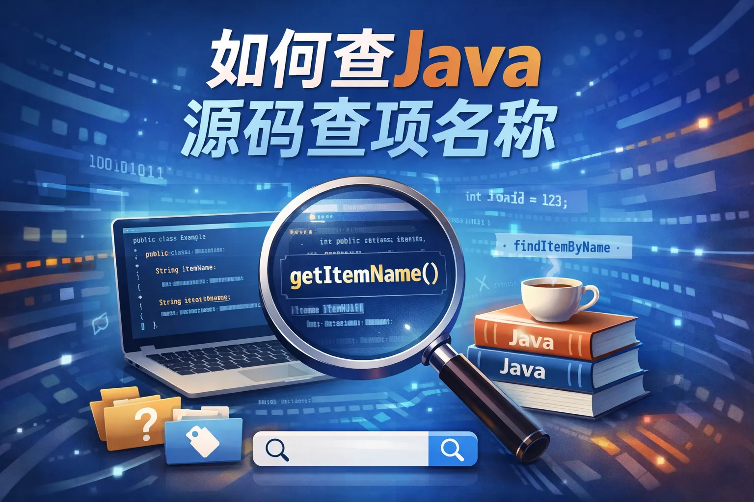 如何查java原码查项名称