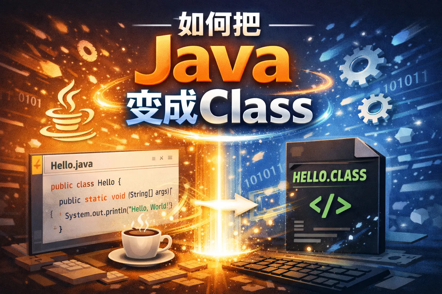 如何把java变成class