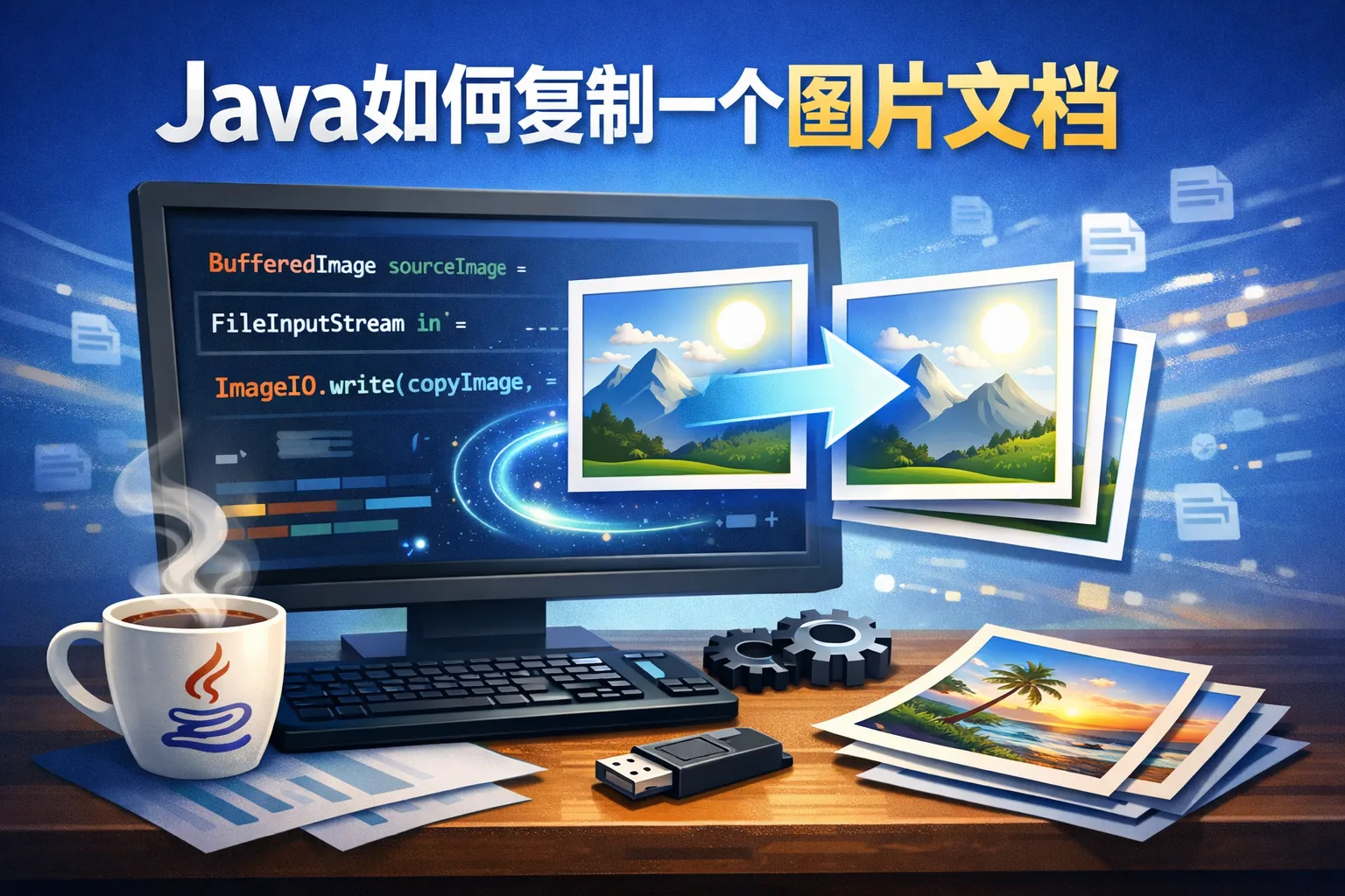 java如何复制一个图片文档