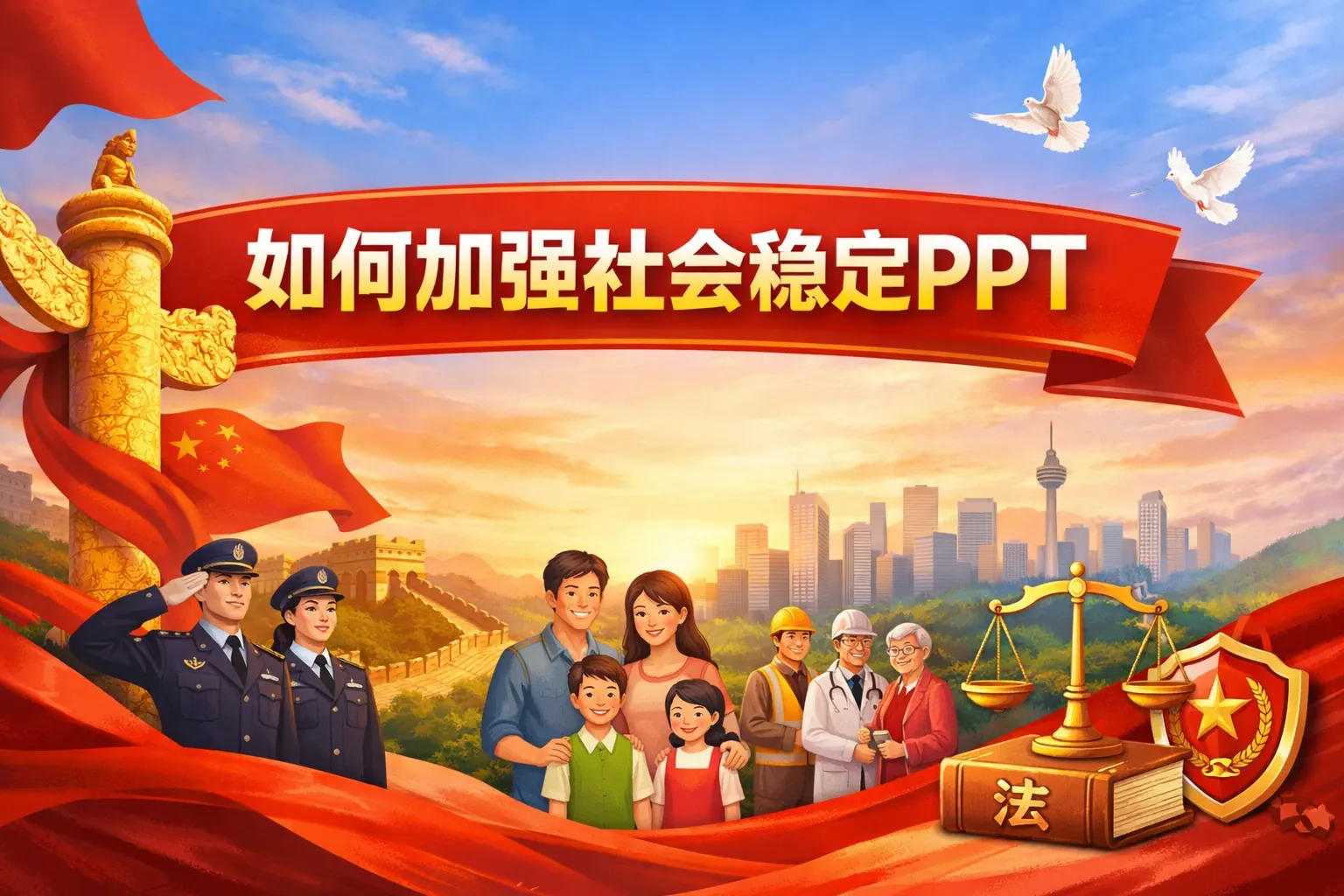 如何加强社会稳定ppt