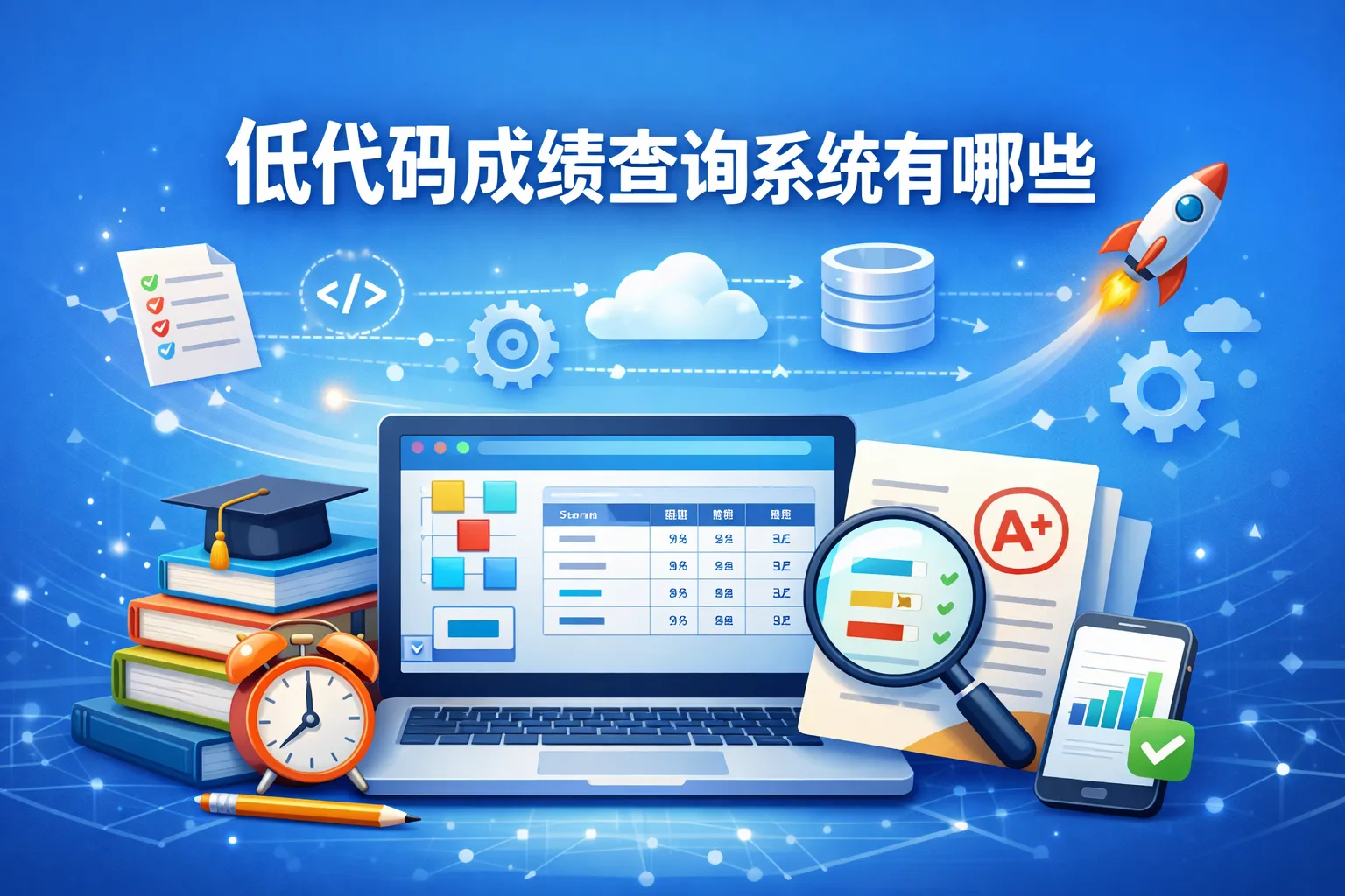 低代码成绩查询系统有哪些