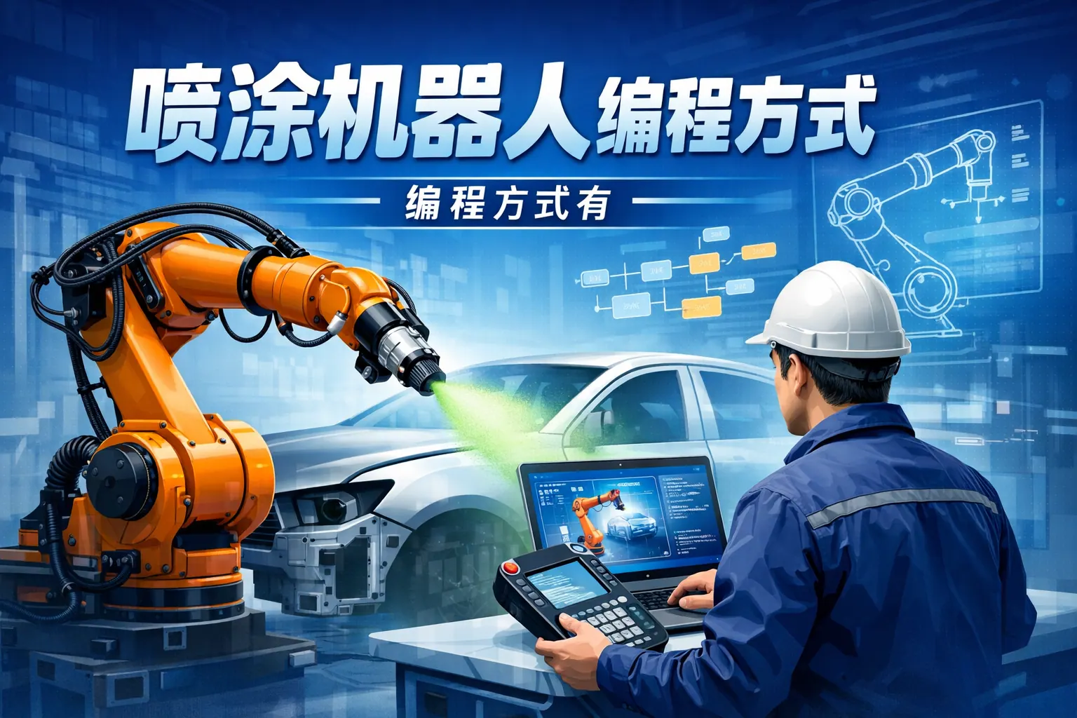 喷涂机器人编程方式有
