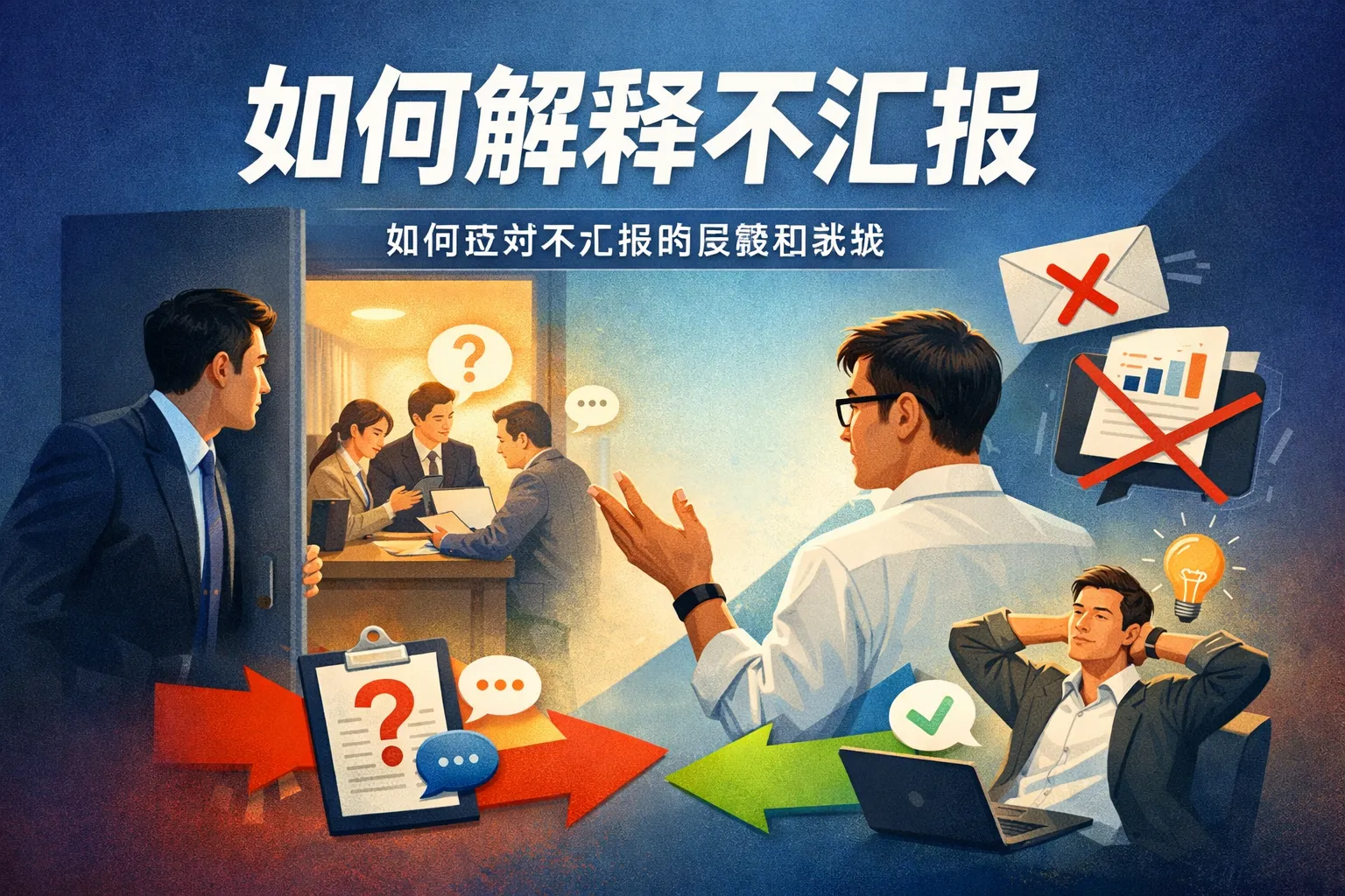 如何解释不汇报