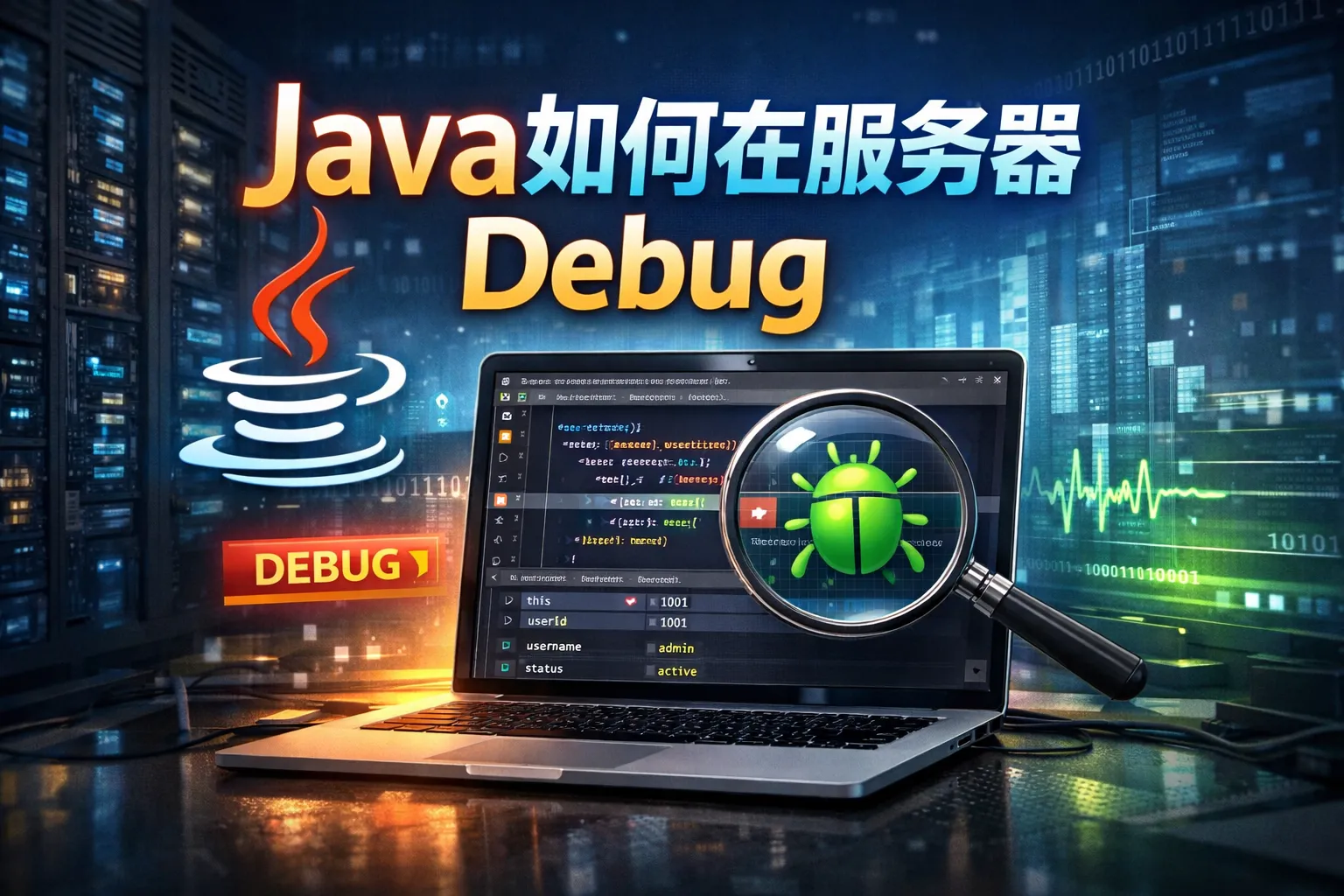 java如何在服务器debug