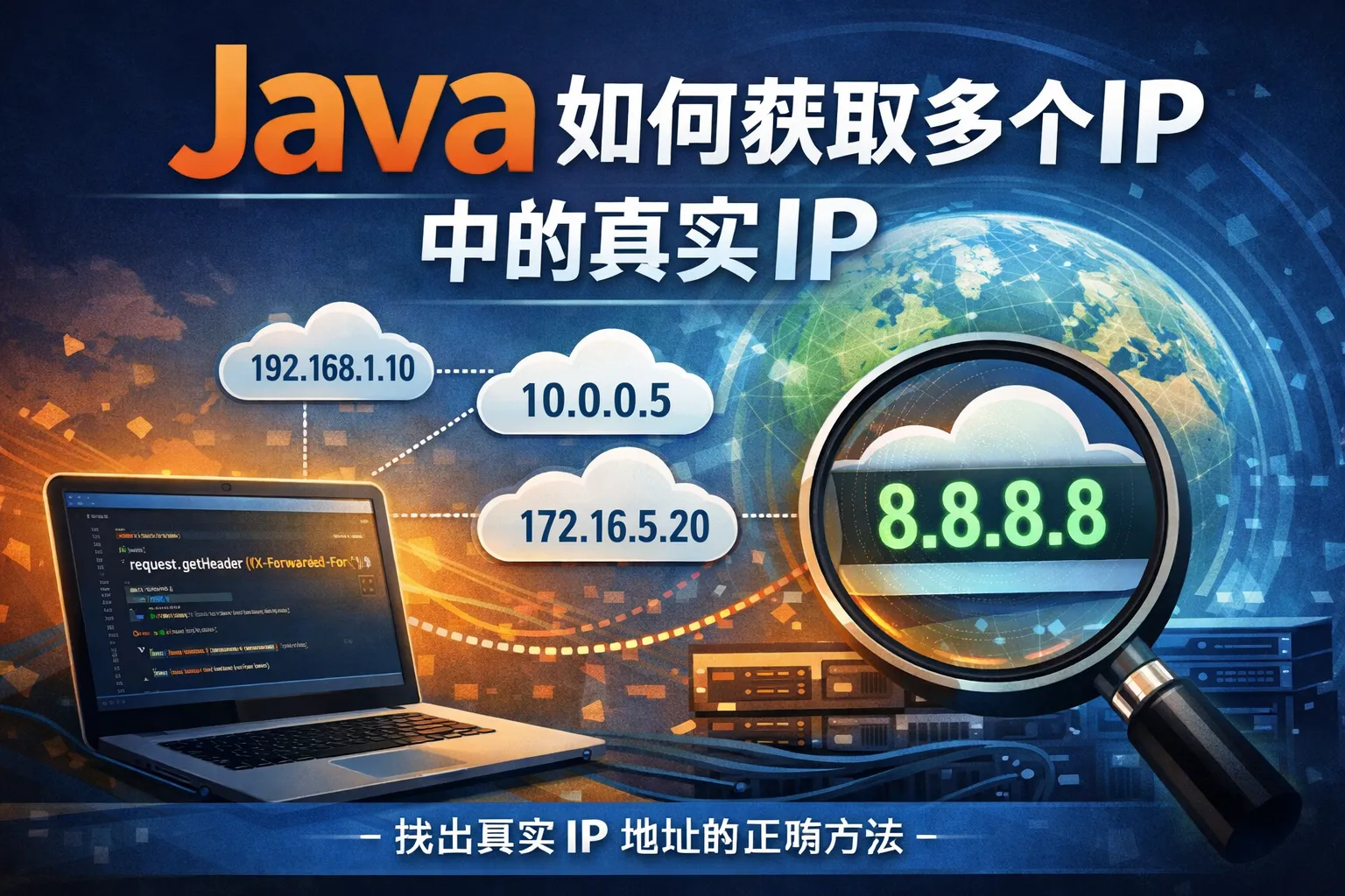 java 如何获取多个ip中的真实ip
