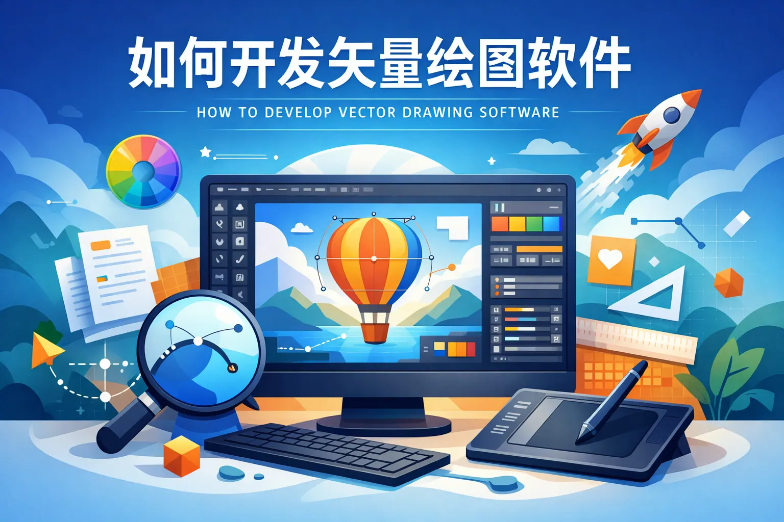 如何开发矢量绘图软件