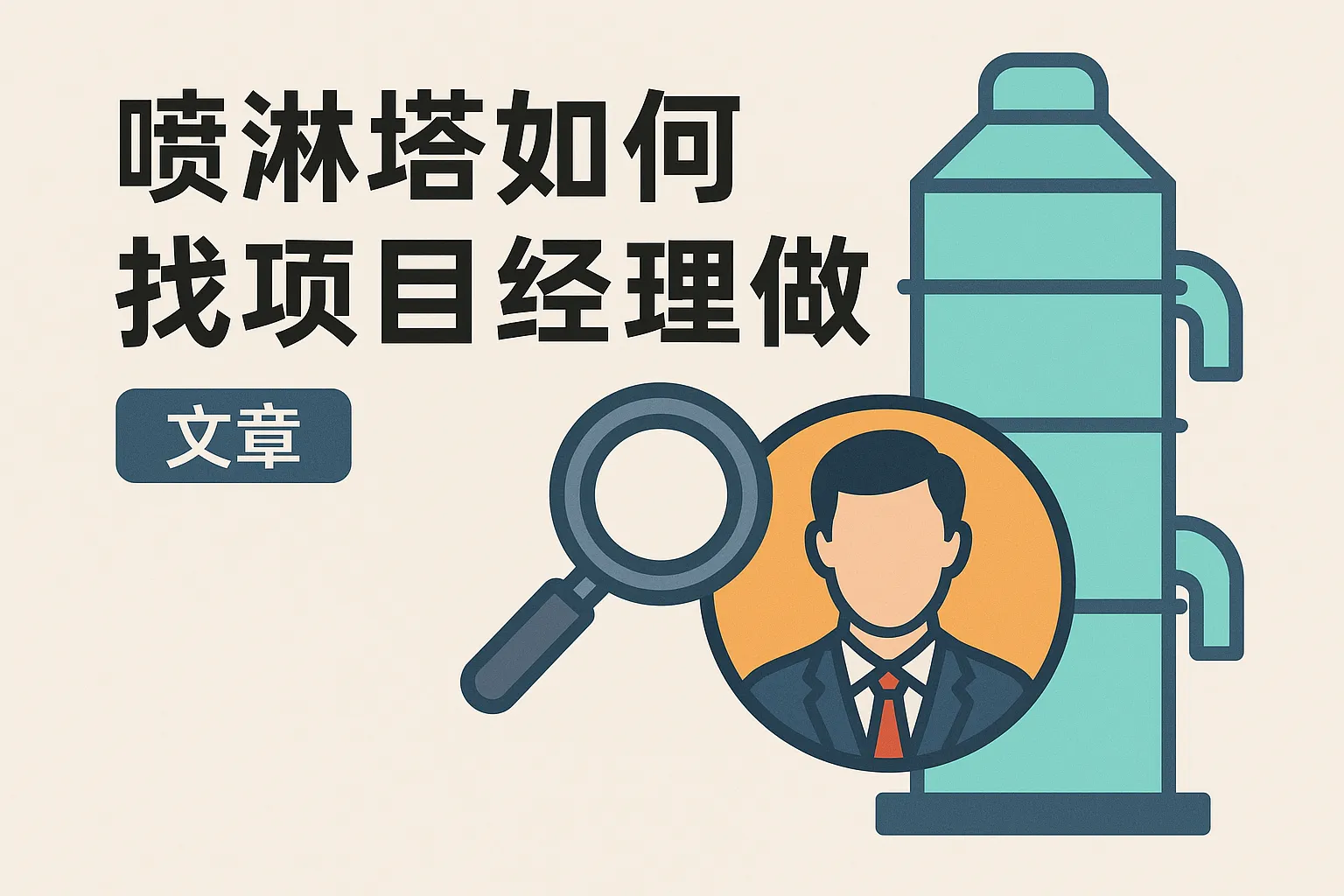 喷淋塔如何找项目经理做