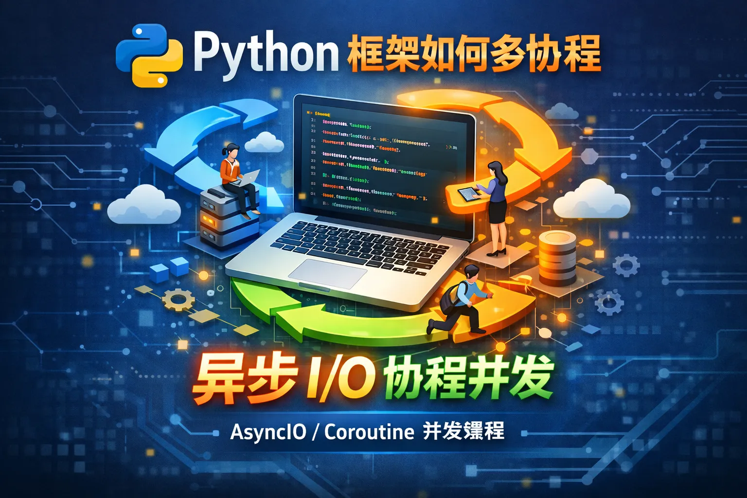 python框架如何多协程