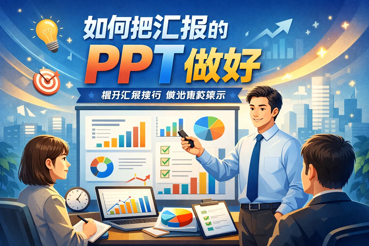 如何把汇报的ppt做好