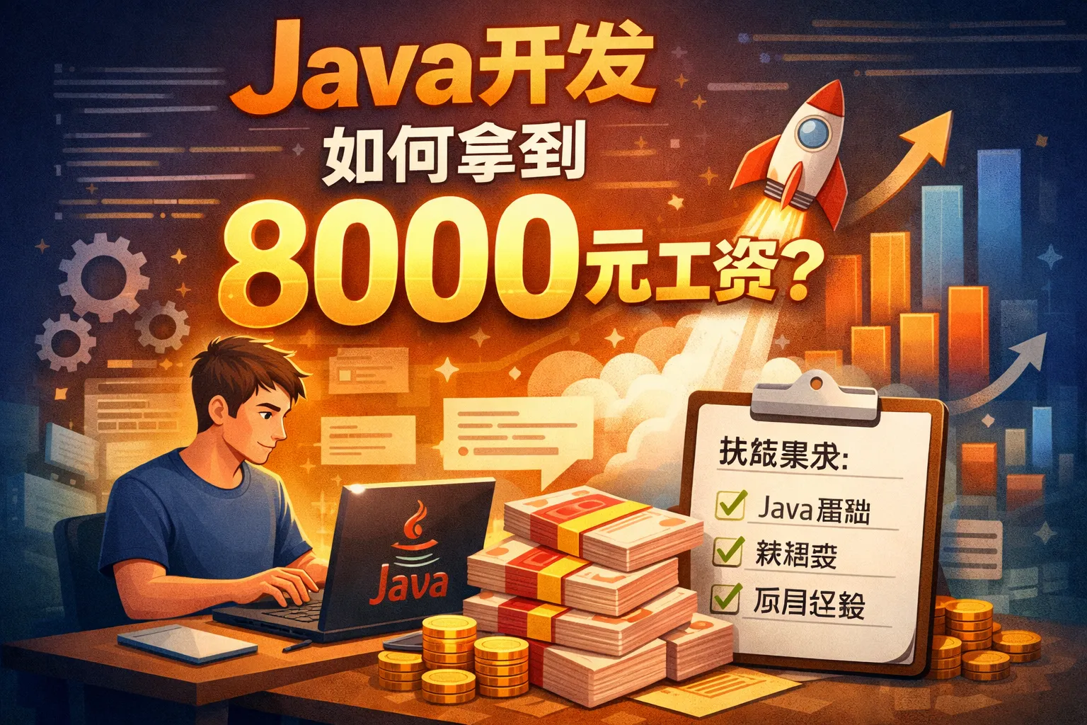 java开发如何工资8000需要