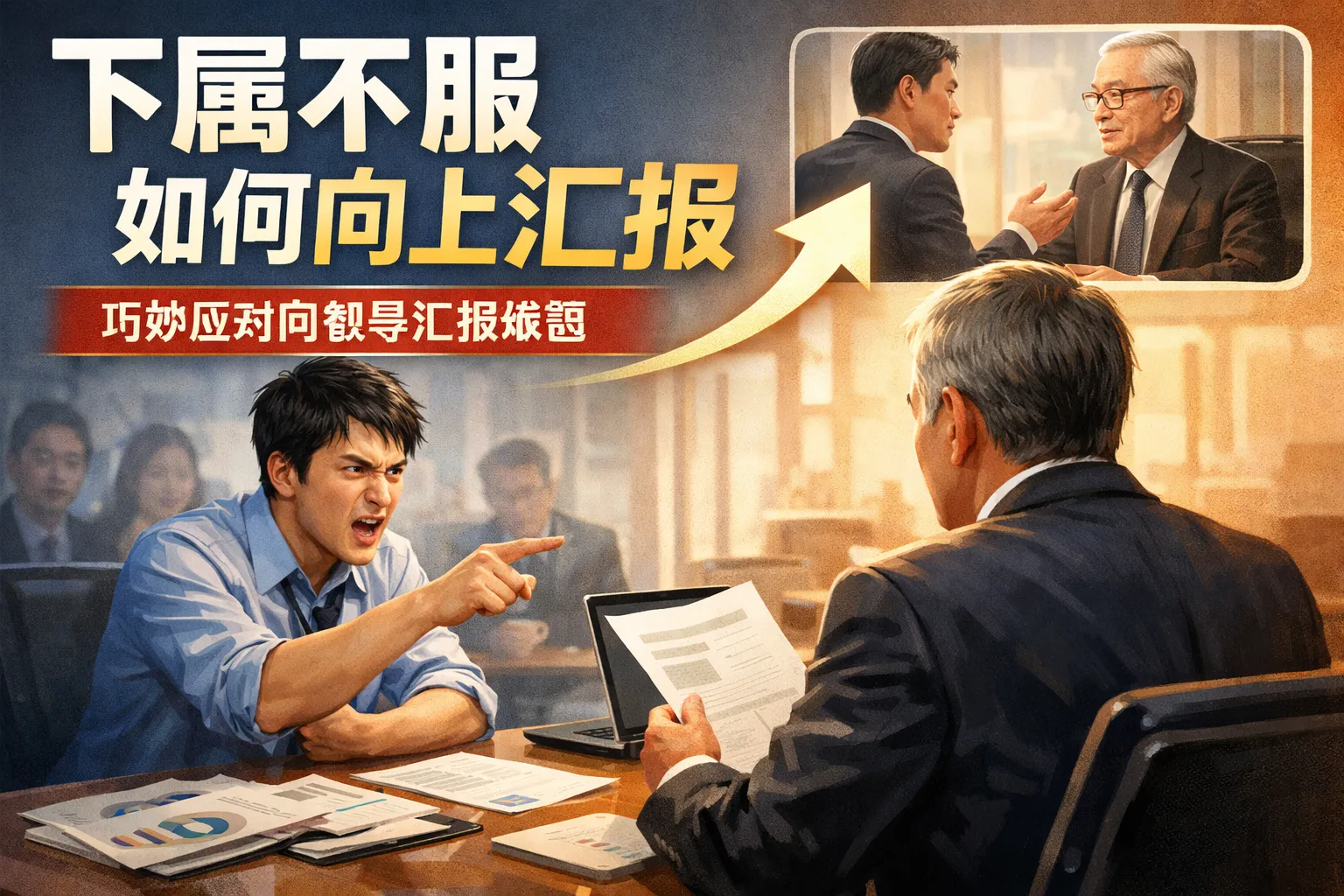 下属不服如何向上汇报