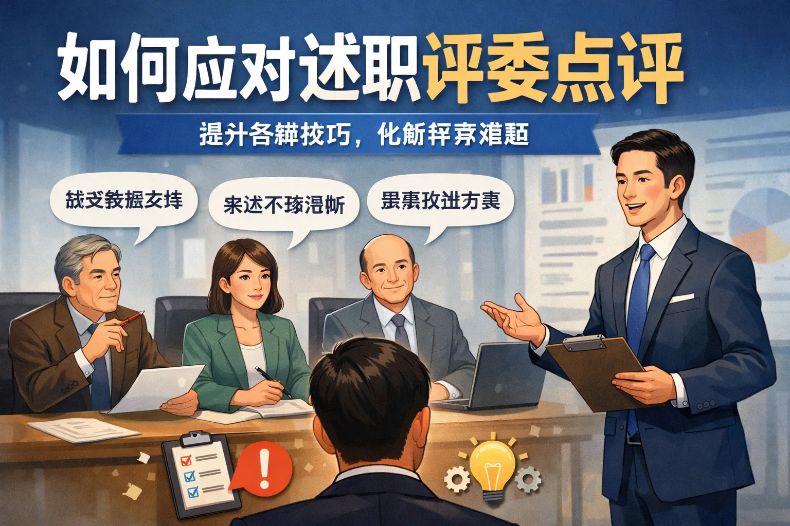 如何应对述职评委点评