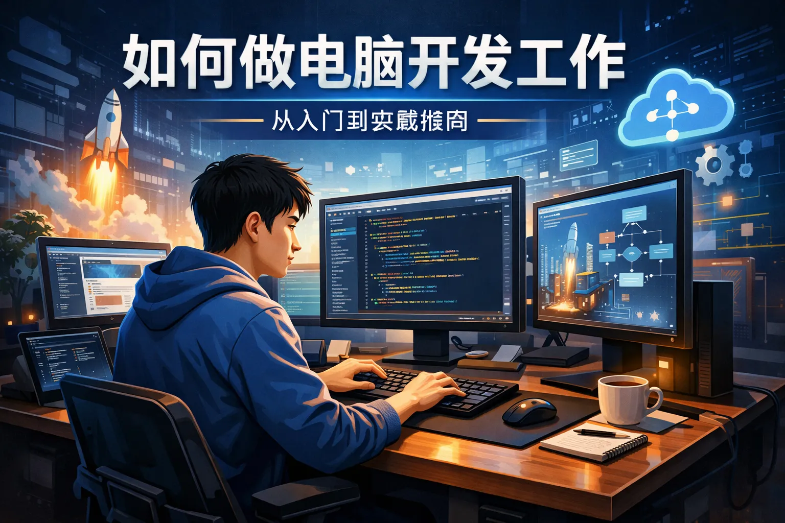 如何做电脑开发工作