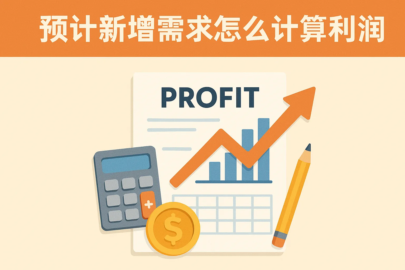 预计新增需求怎么计算利润
