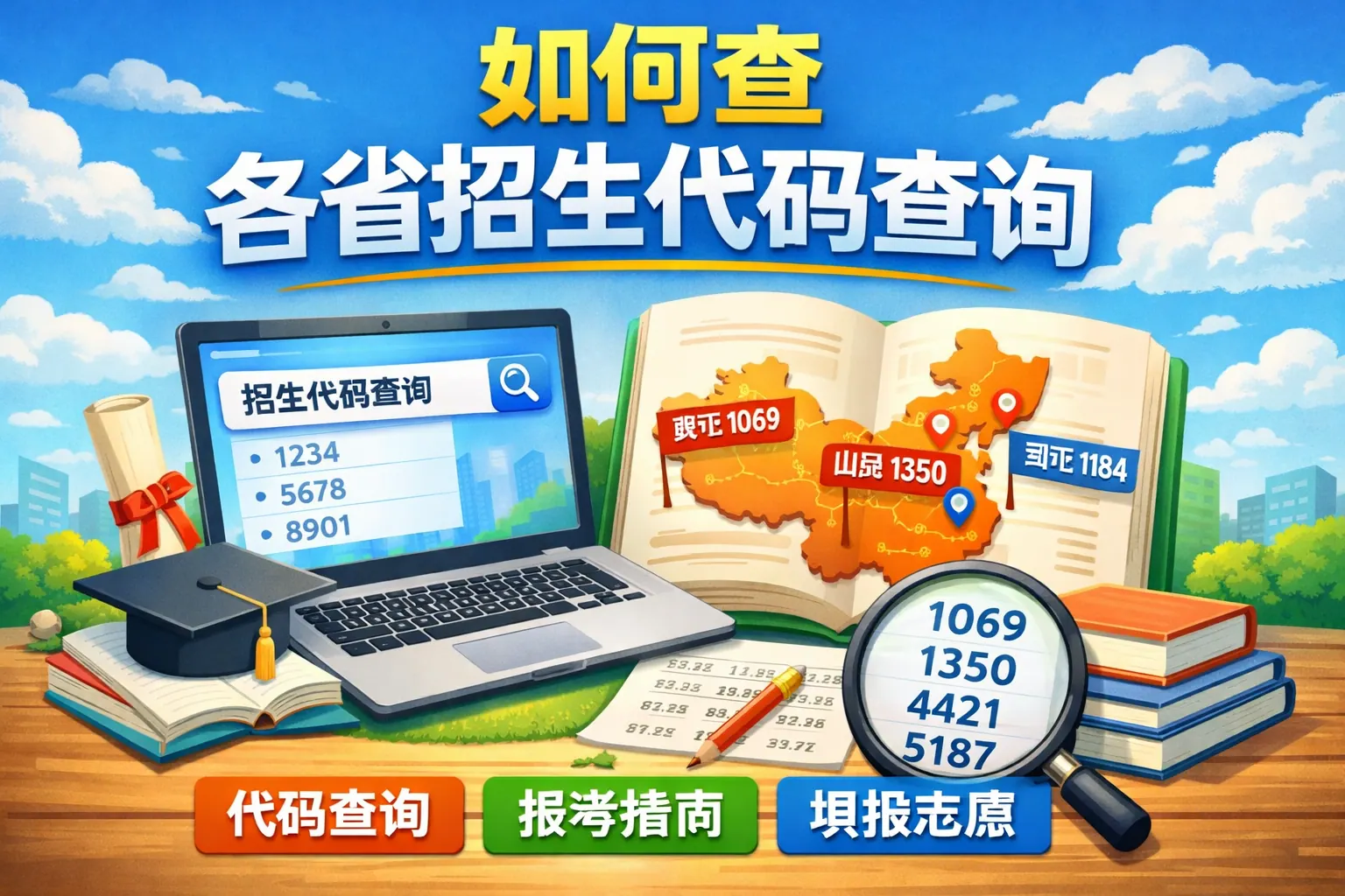 如何查各省招生代码查询