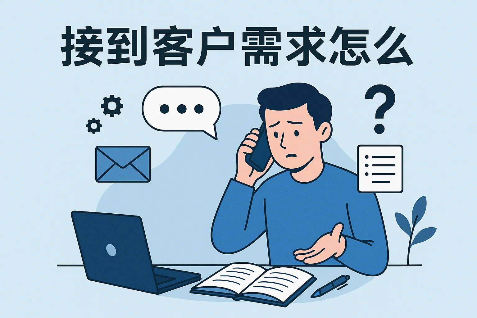 接到客户需求怎么办