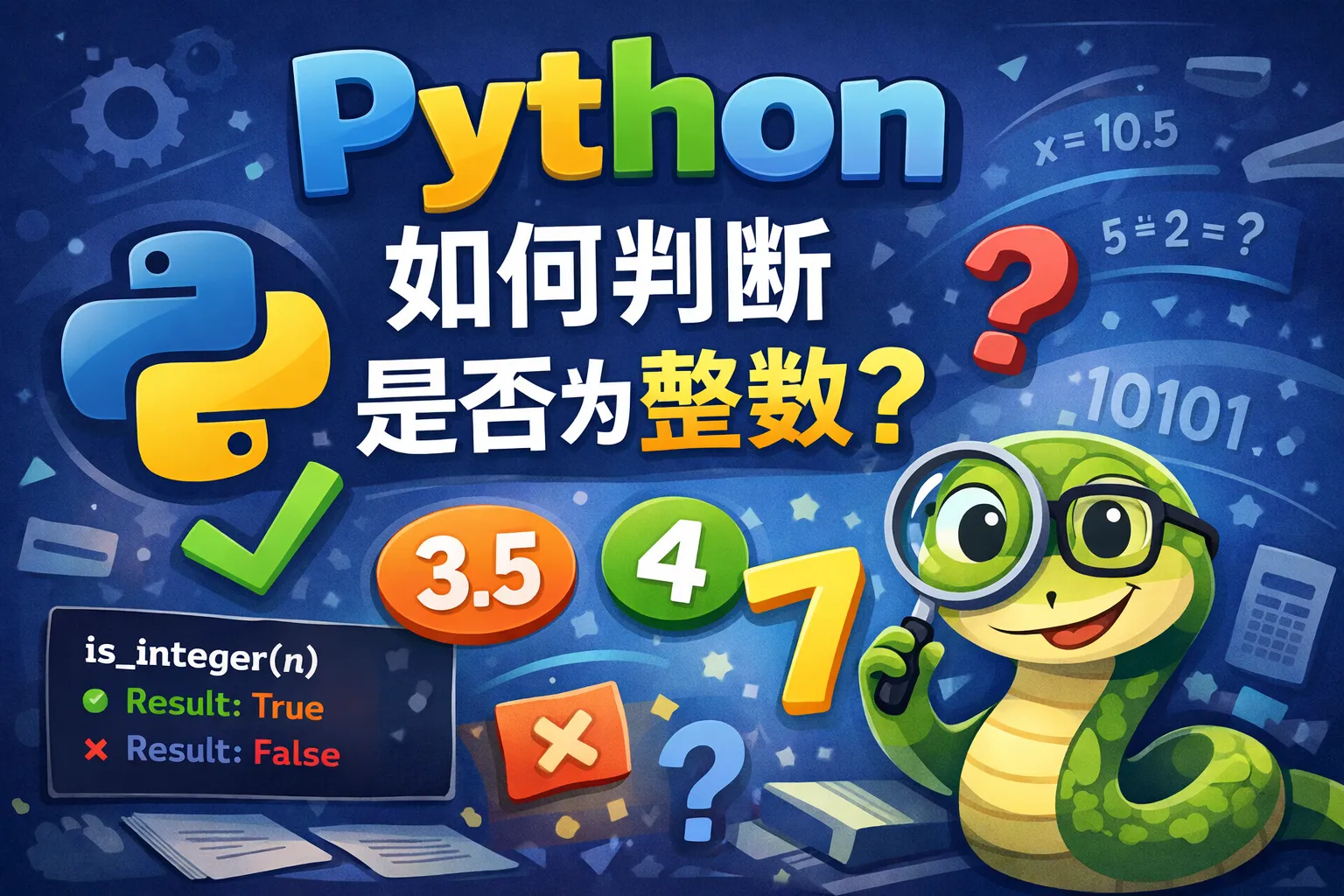 python如何判断是否为整数