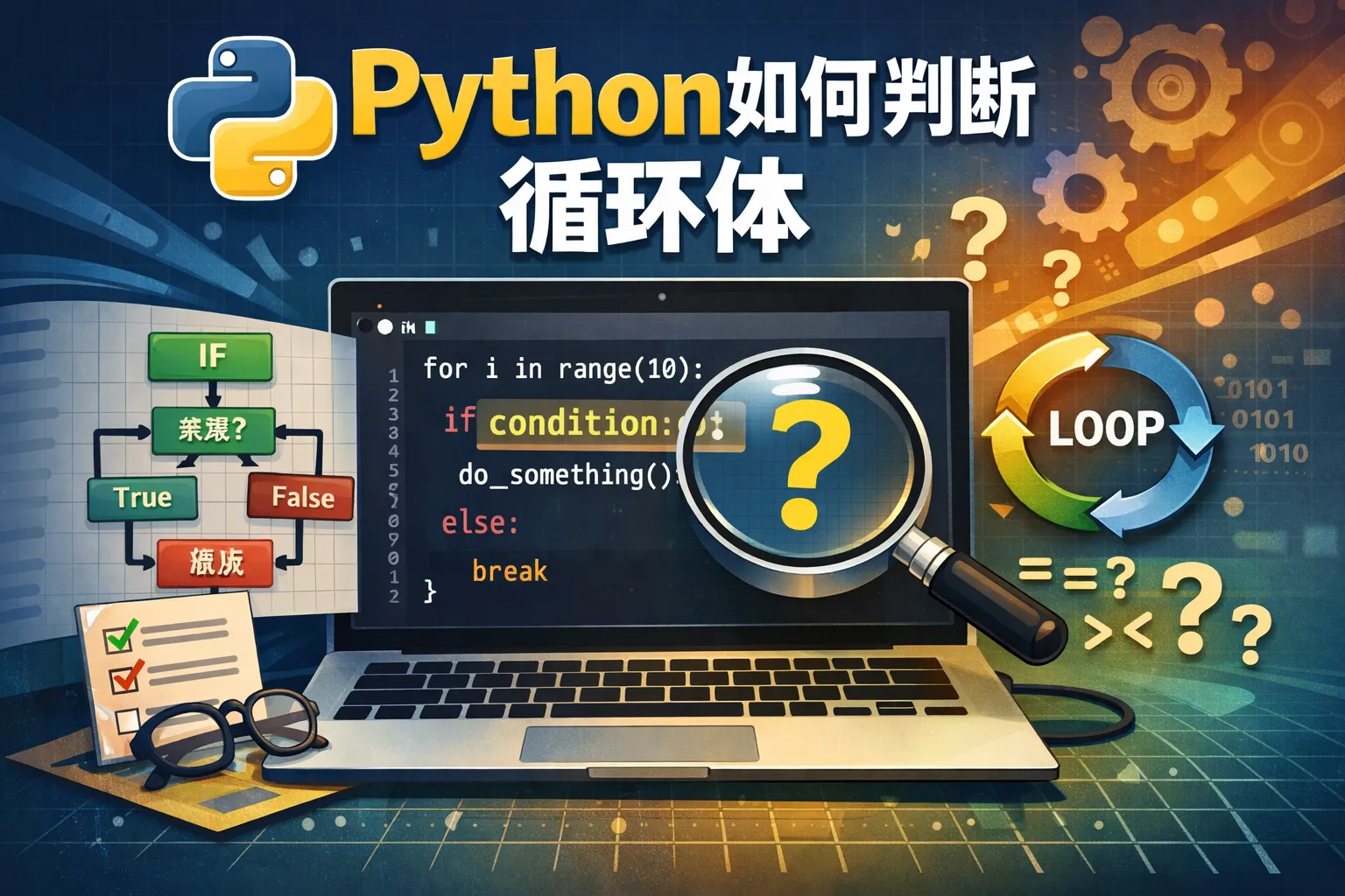 python如何判断循环体