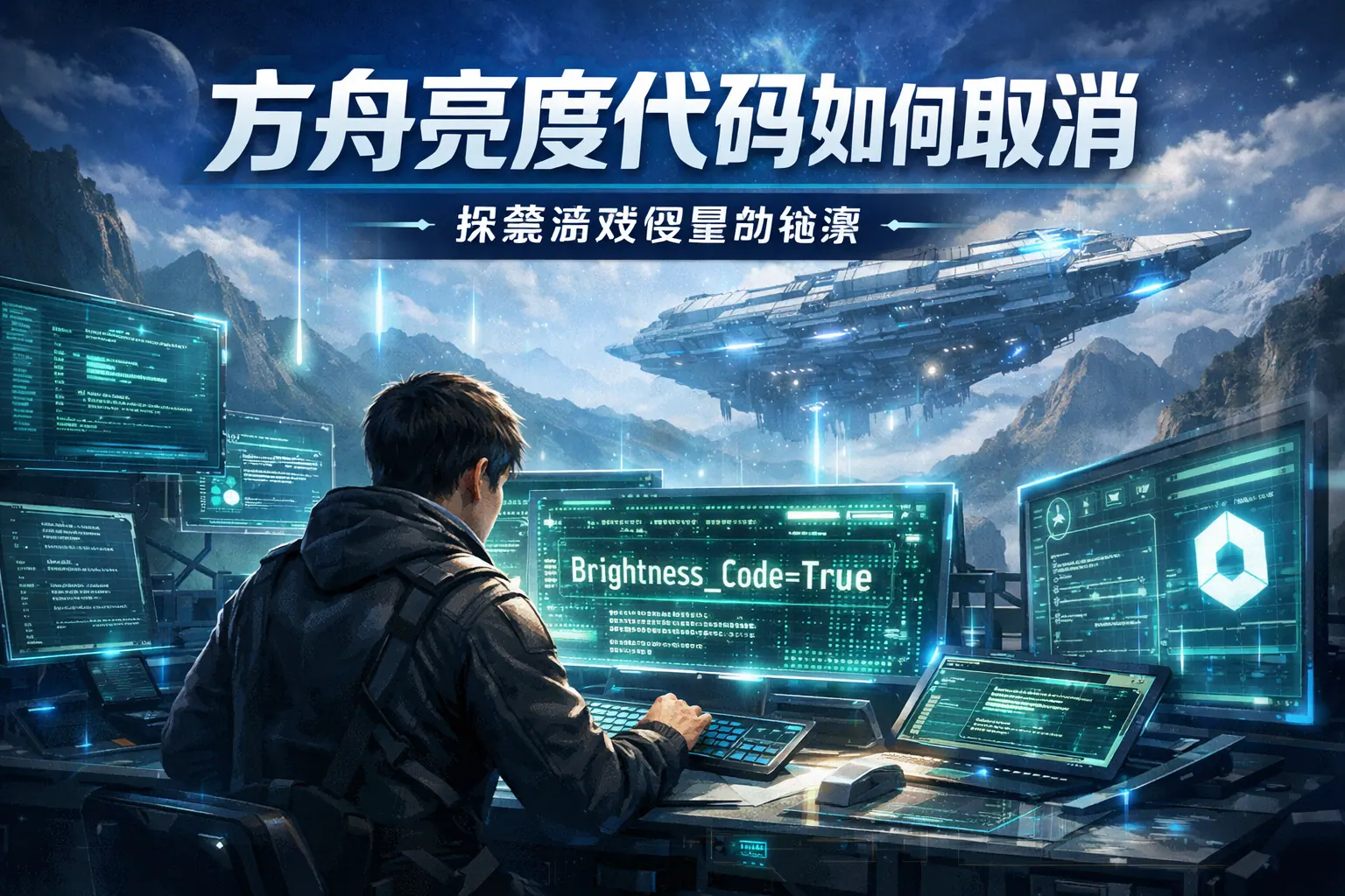 方舟亮度代码如何取消