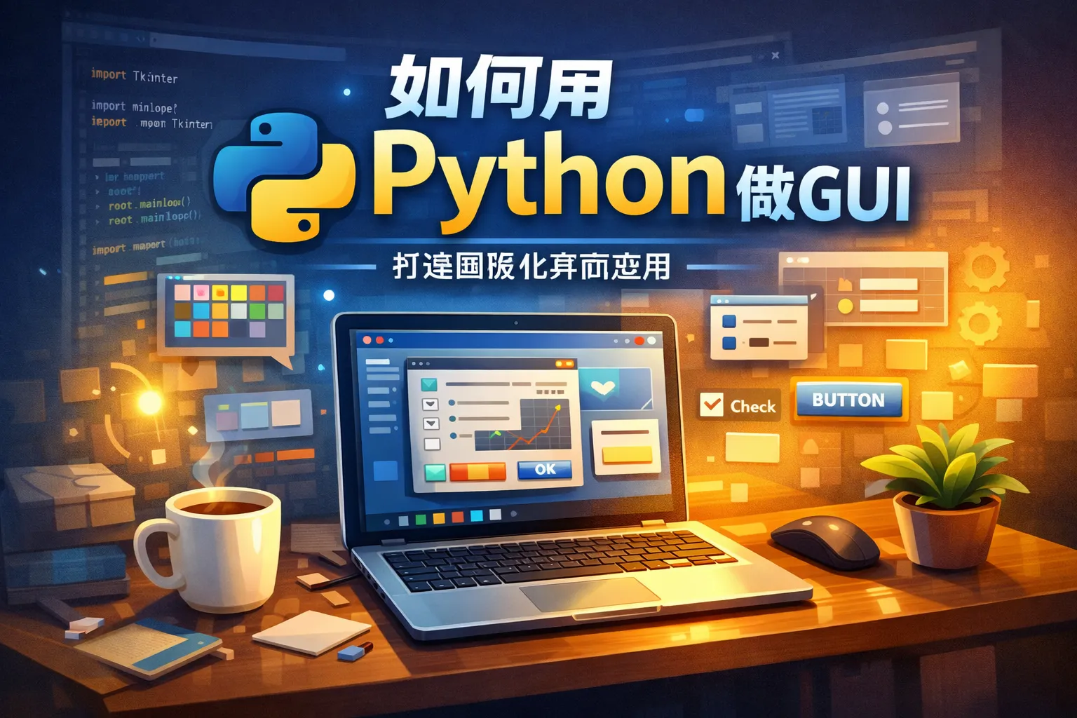 如何用python做gui