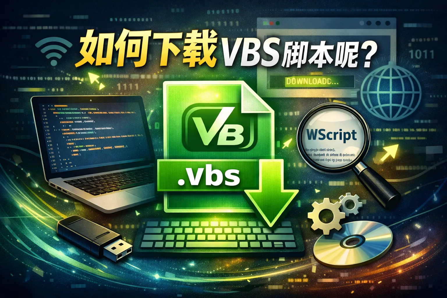 如何下载vbs脚本呢
