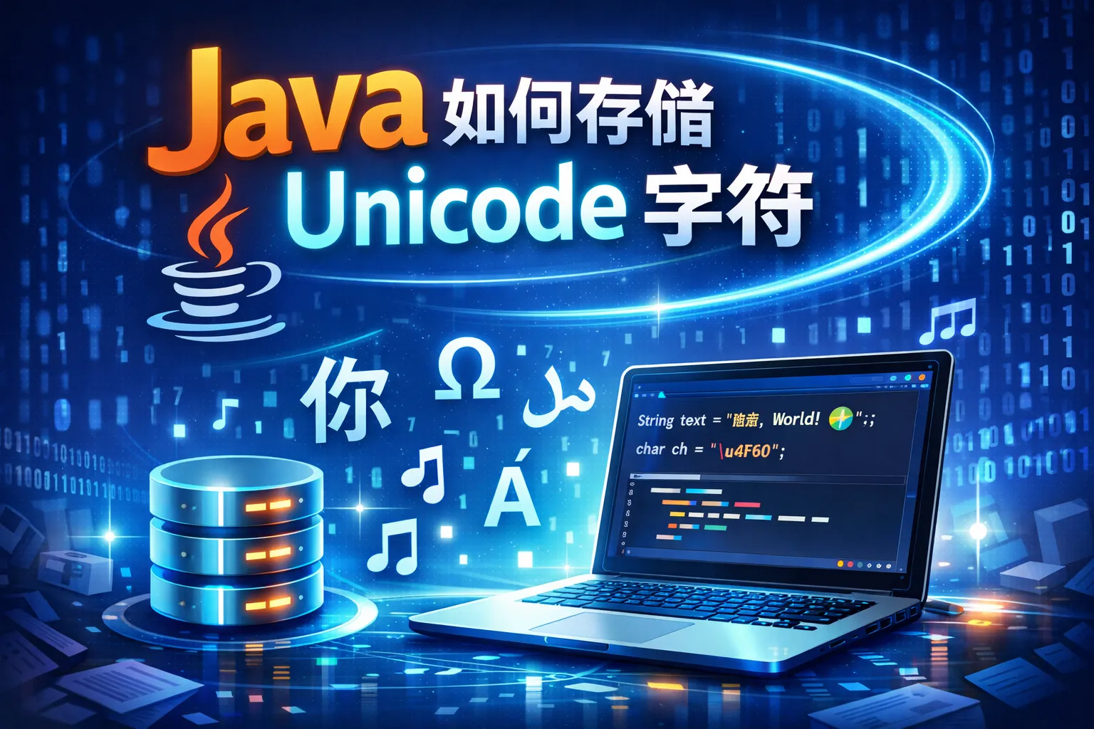 Java如何存储Unicode字符
