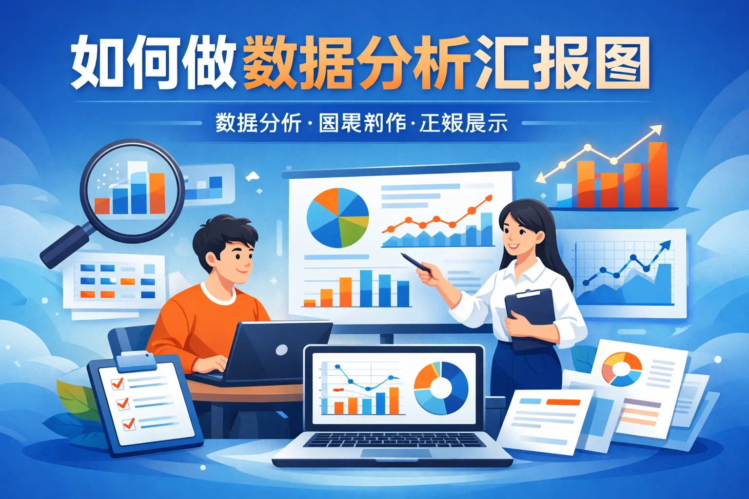 如何做数据分析汇报图