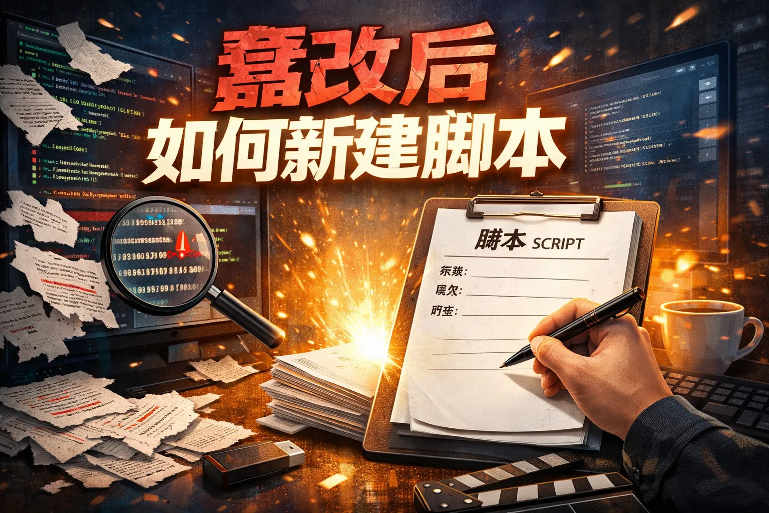 篡改后如何新建脚本