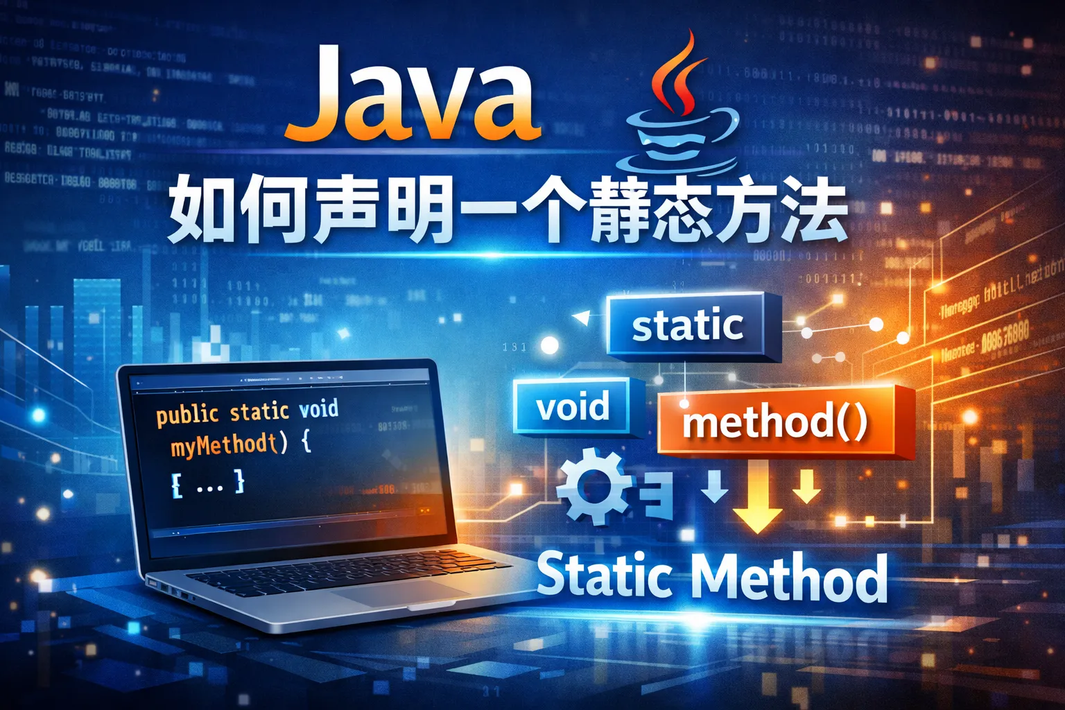java如何声明一个静态方法