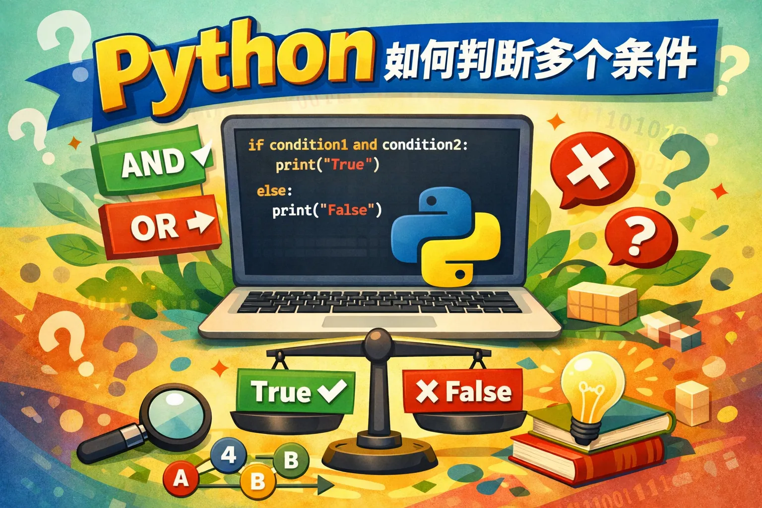 python如何判断多个条件