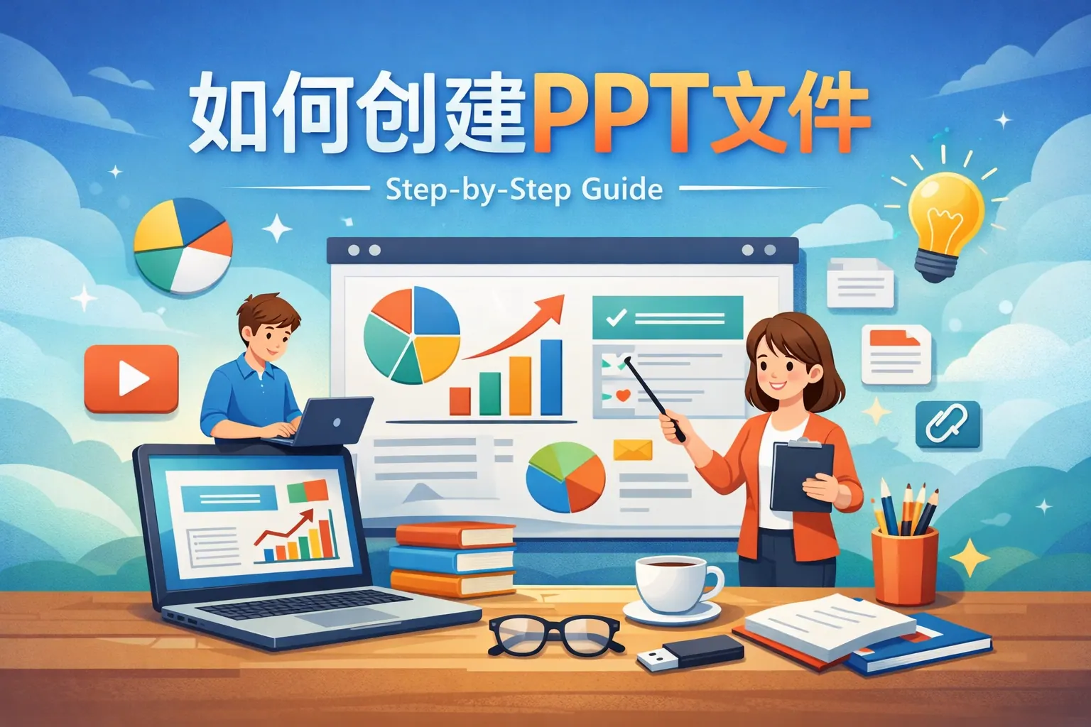 如何创建ppt文件