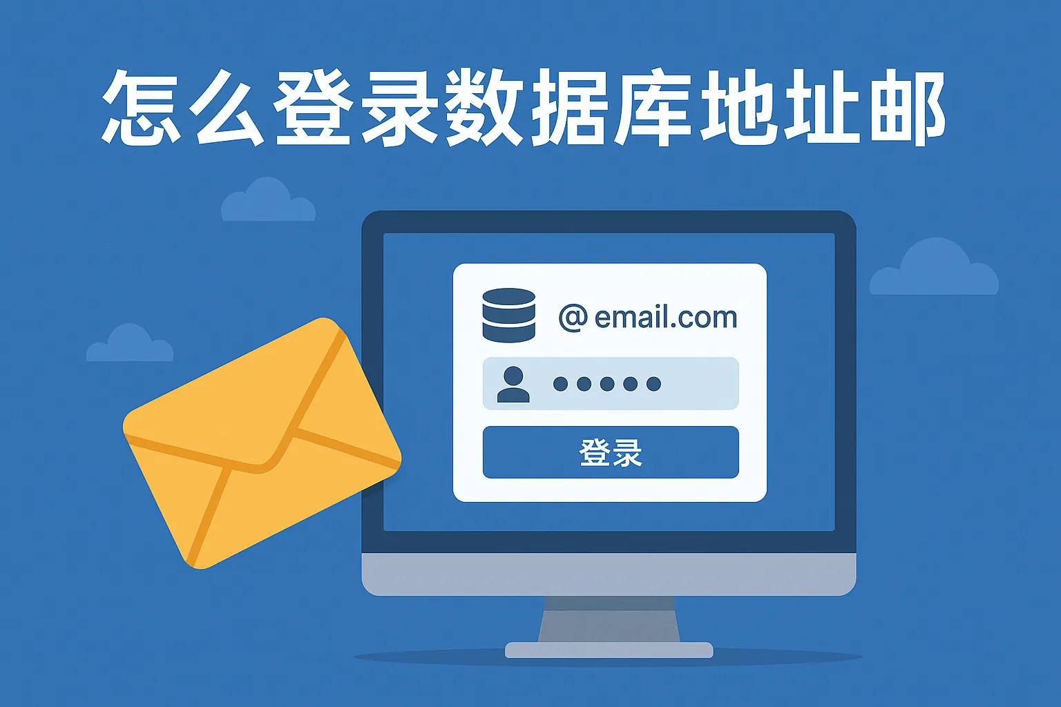 怎么登录数据库地址邮箱