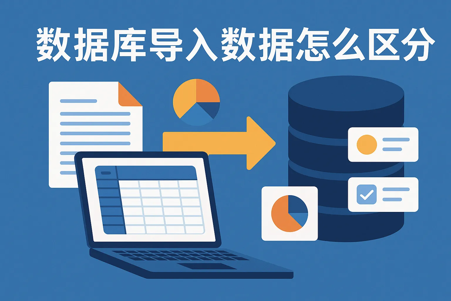 数据库导入数据怎么区分