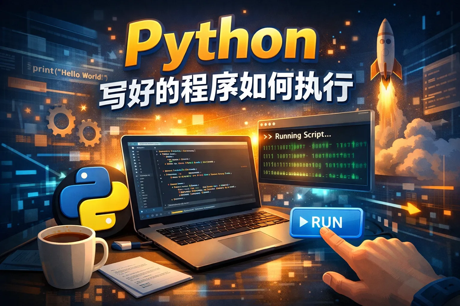 python写好的程序如何执行