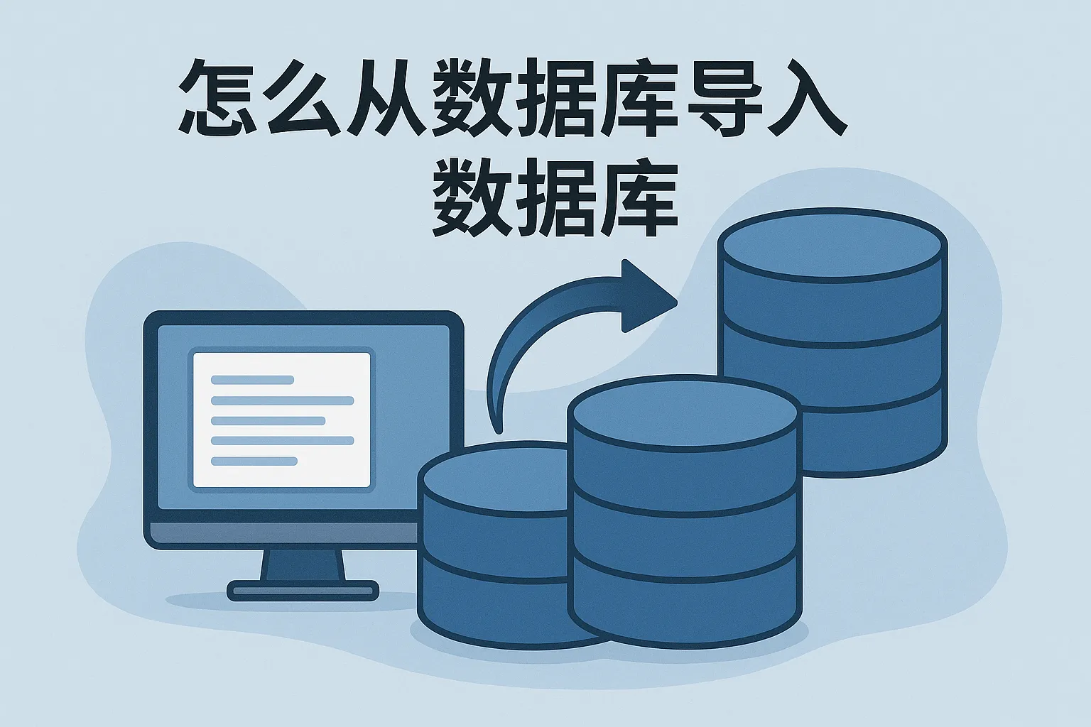 怎么从数据库导入数据库