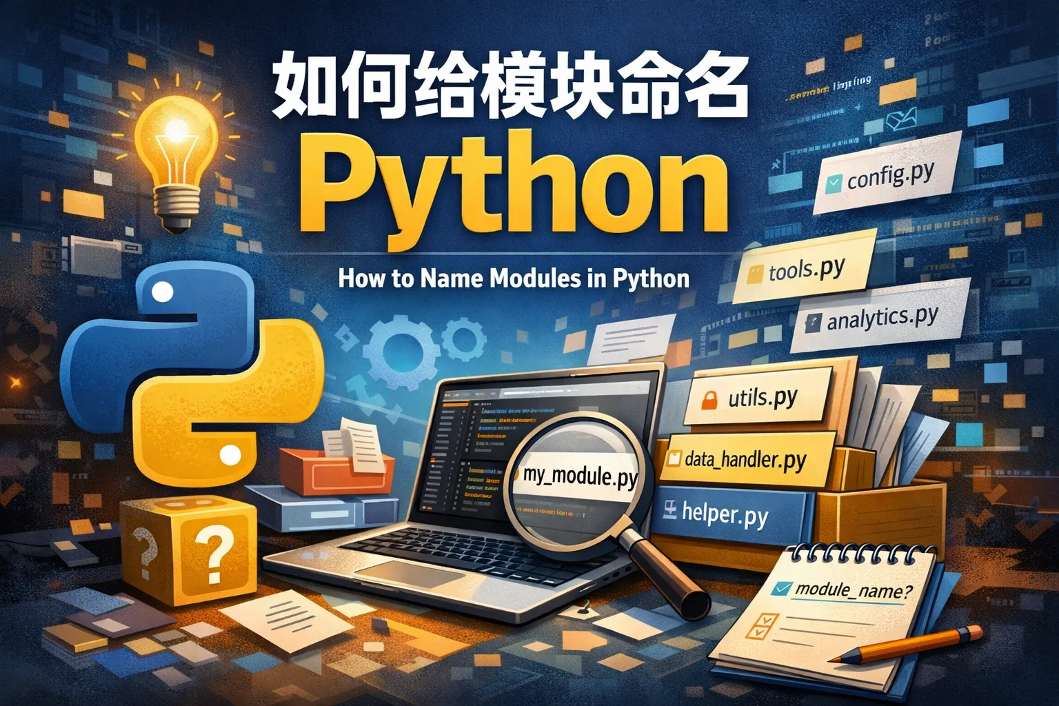 如何给模块命名Python