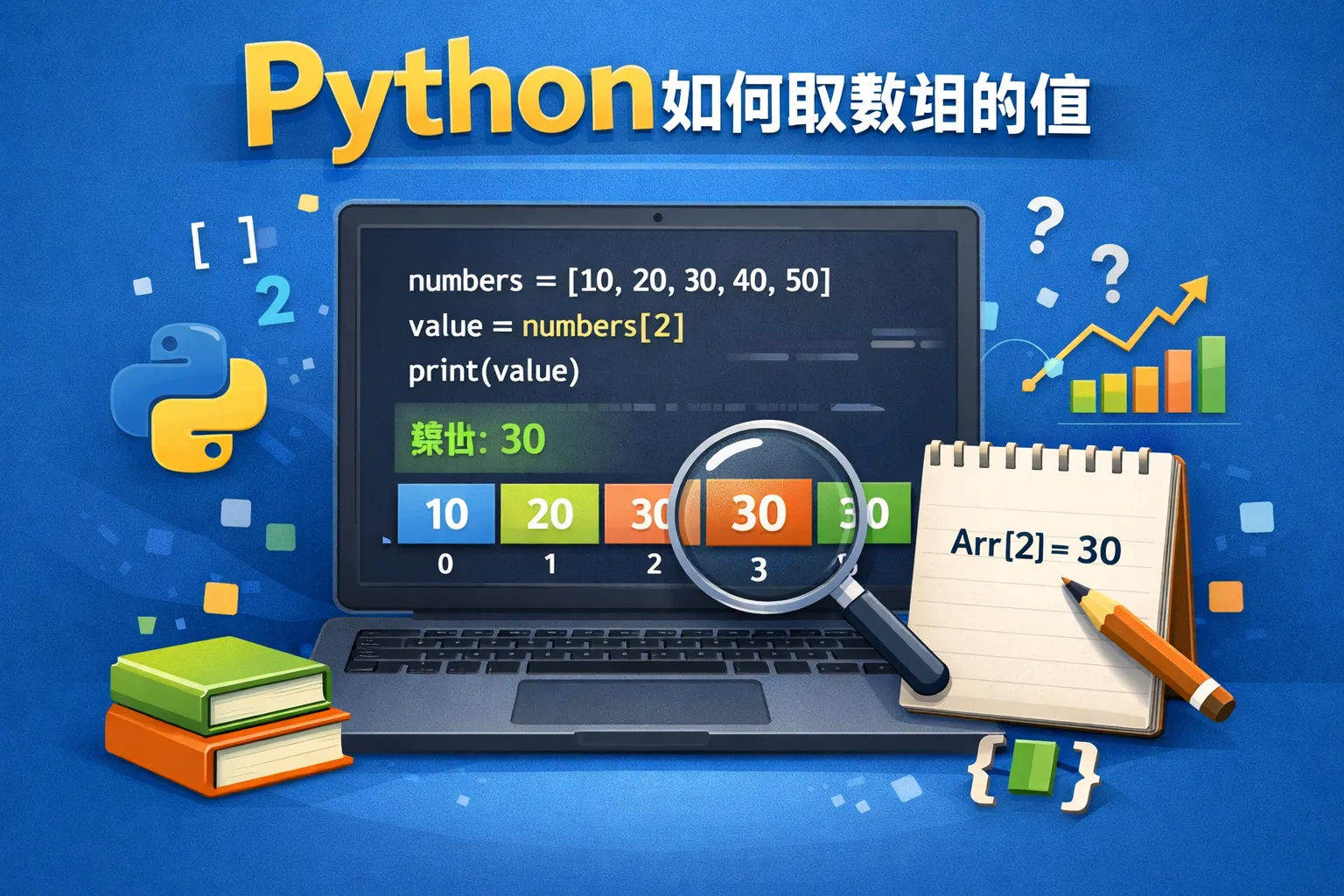 python如何取数组的值