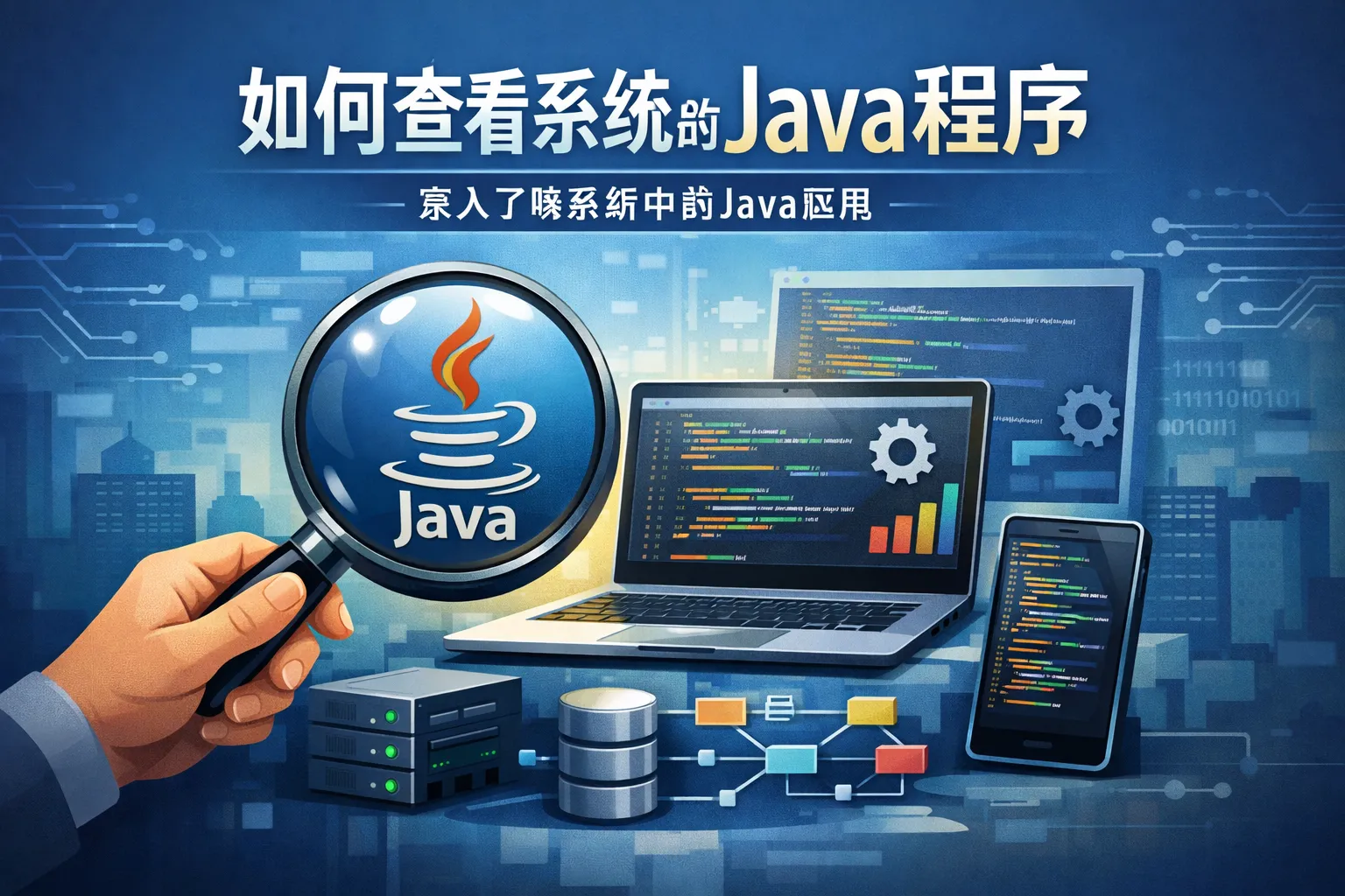 如何查看系统的java程序