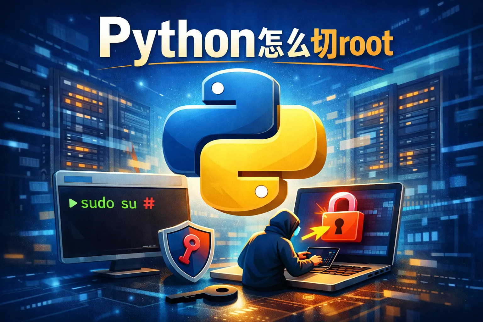 python怎么切root