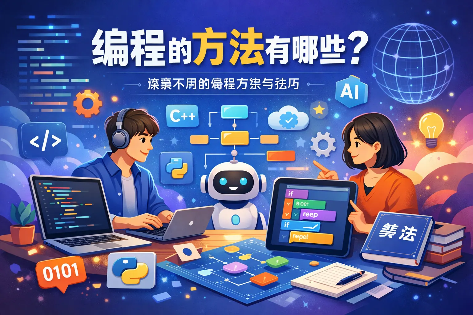 编程圆编程的方法有哪些