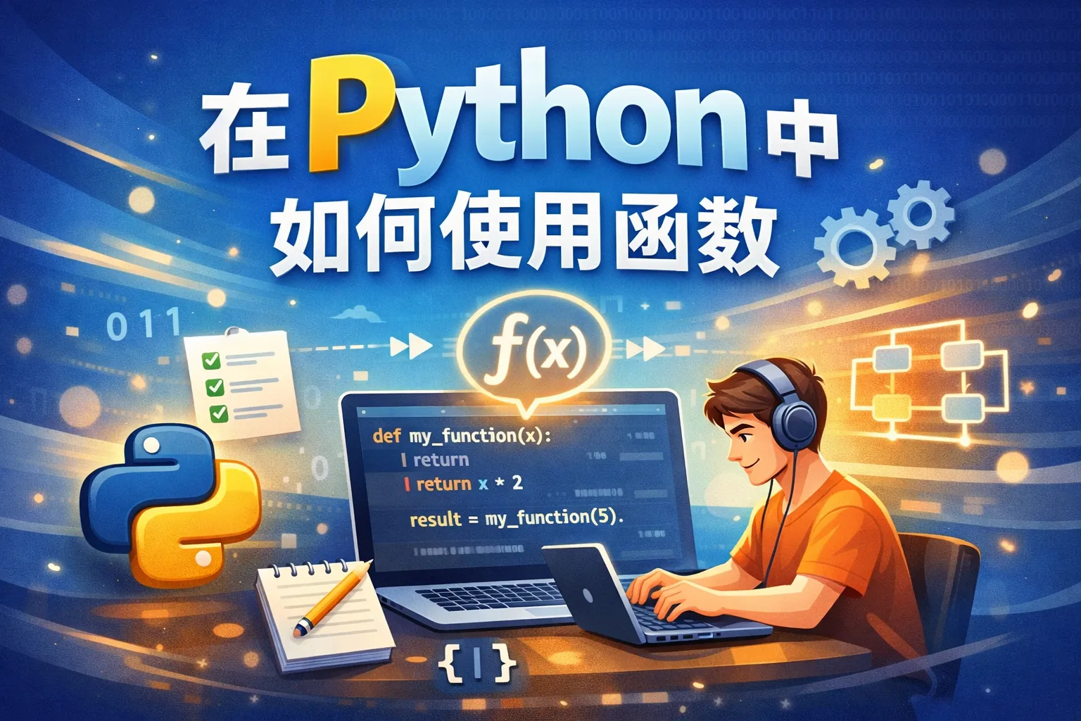 在python中如何使用函数