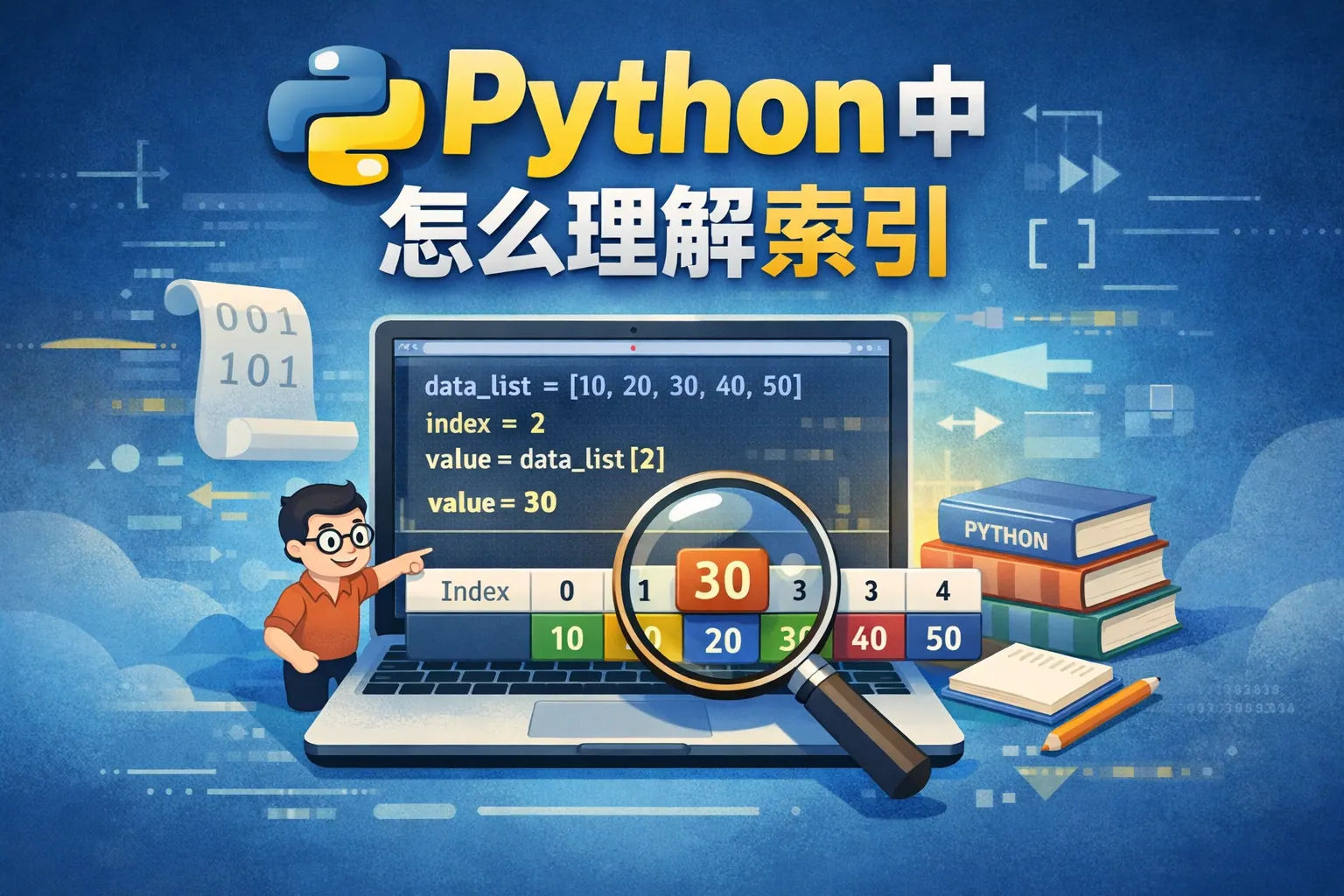 Python中怎么理解索引