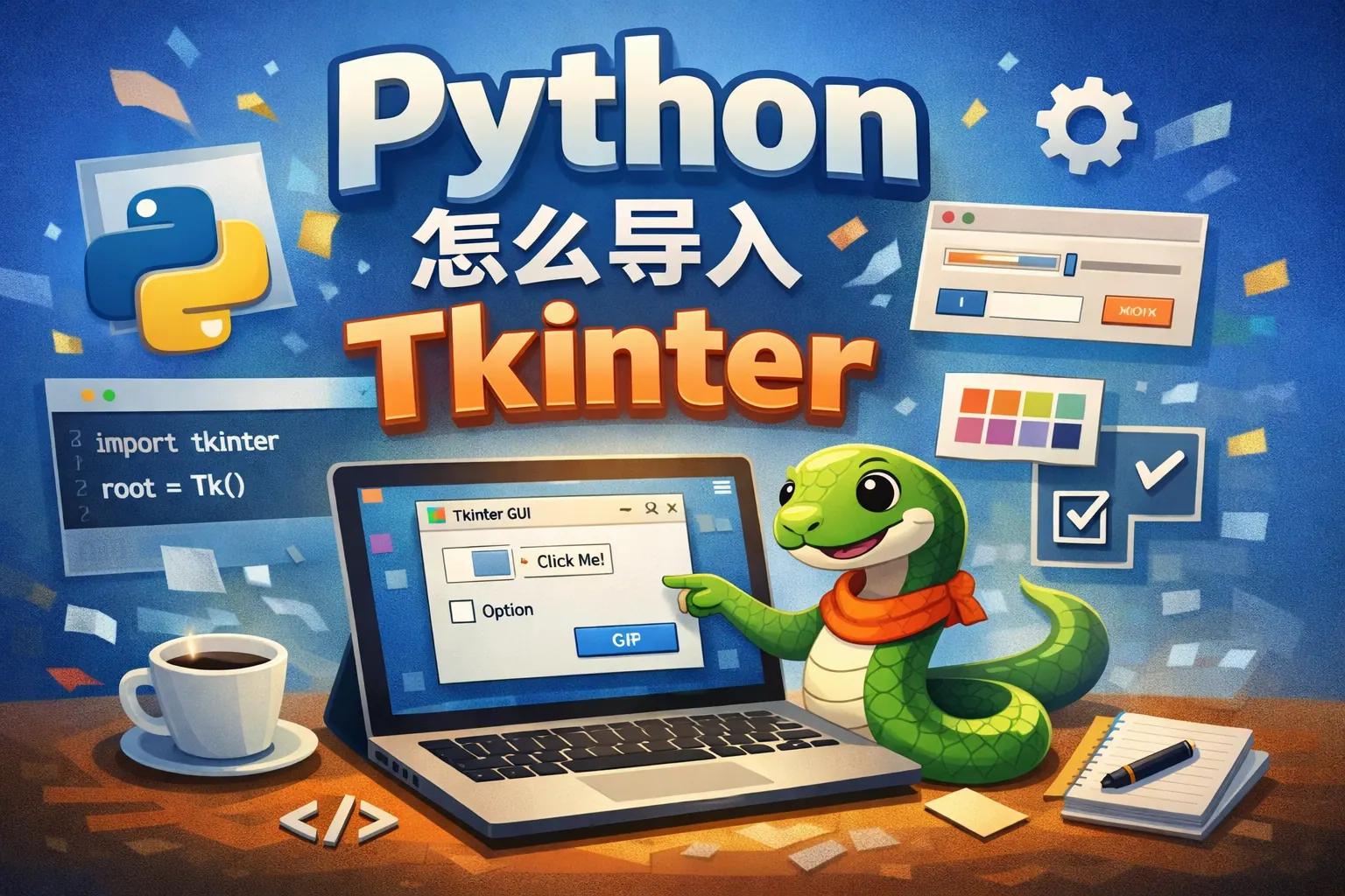 python怎么导入thinter