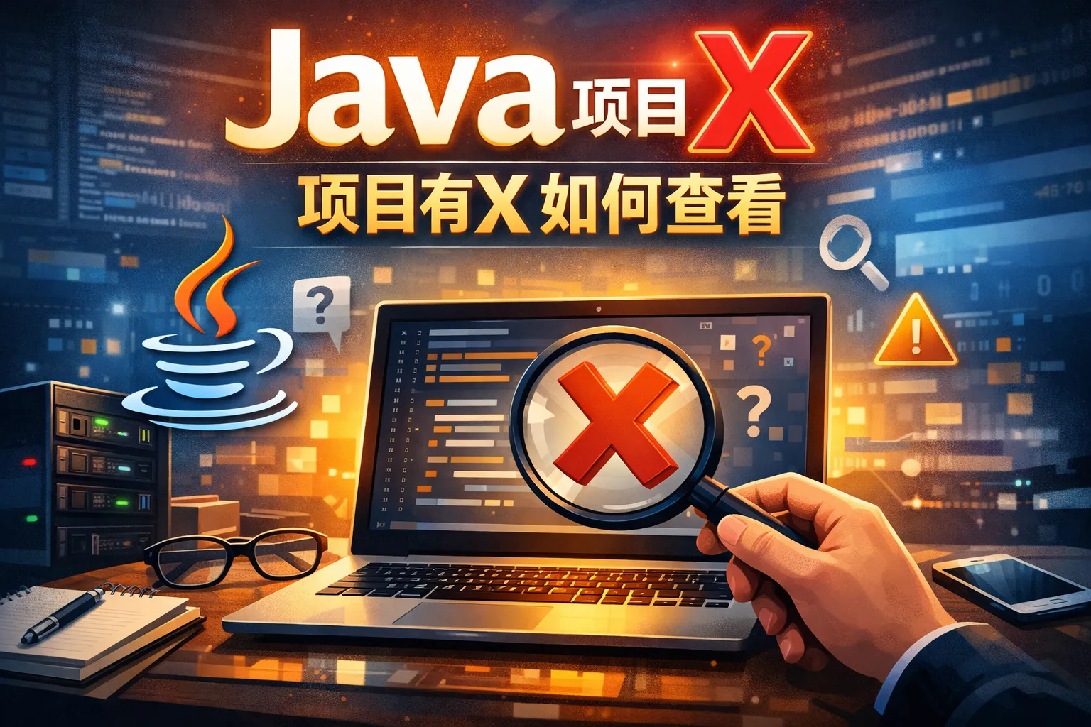 java项目有x 如何查看