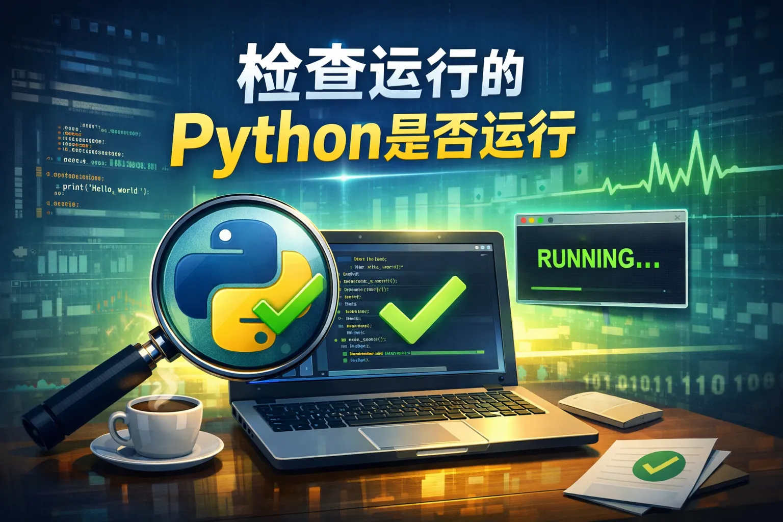 检查运行的python是否运行
